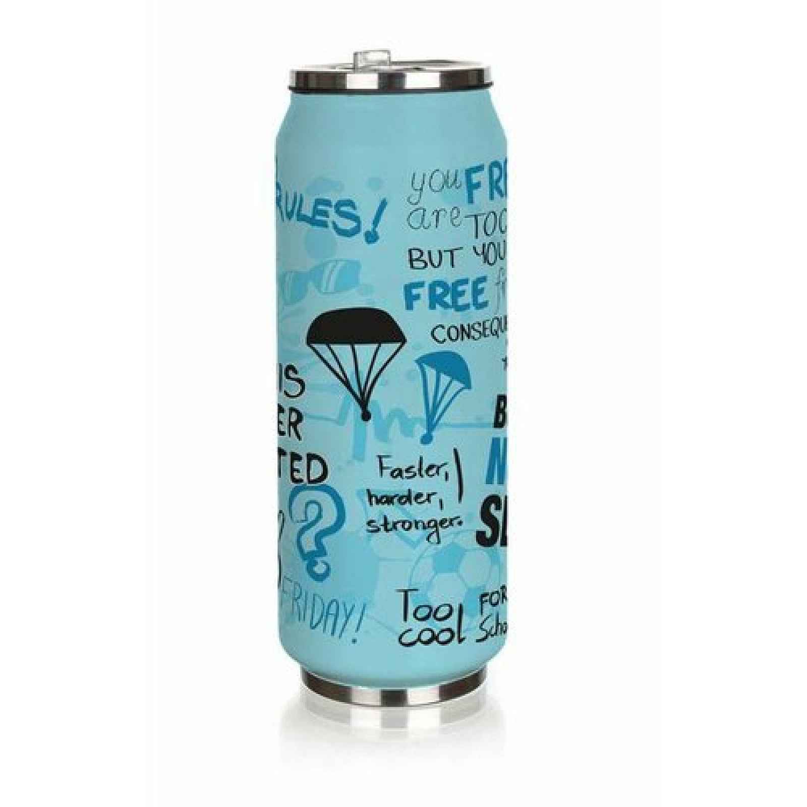 Banquet Termoska BE COOL Teenager Boys 430 ml, modrá