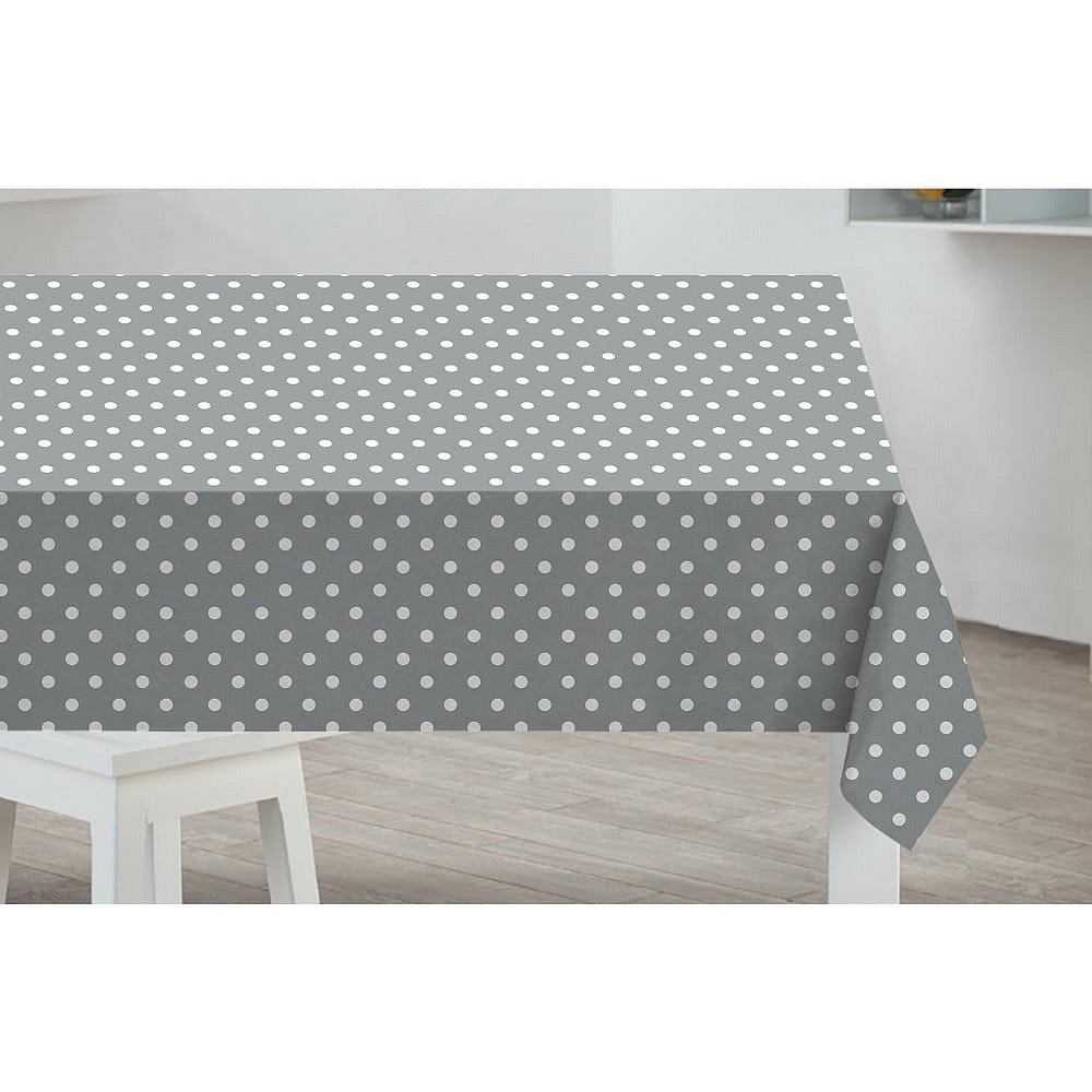 Ubrus Sabichi Grey Dots, 178 x 132 cm
