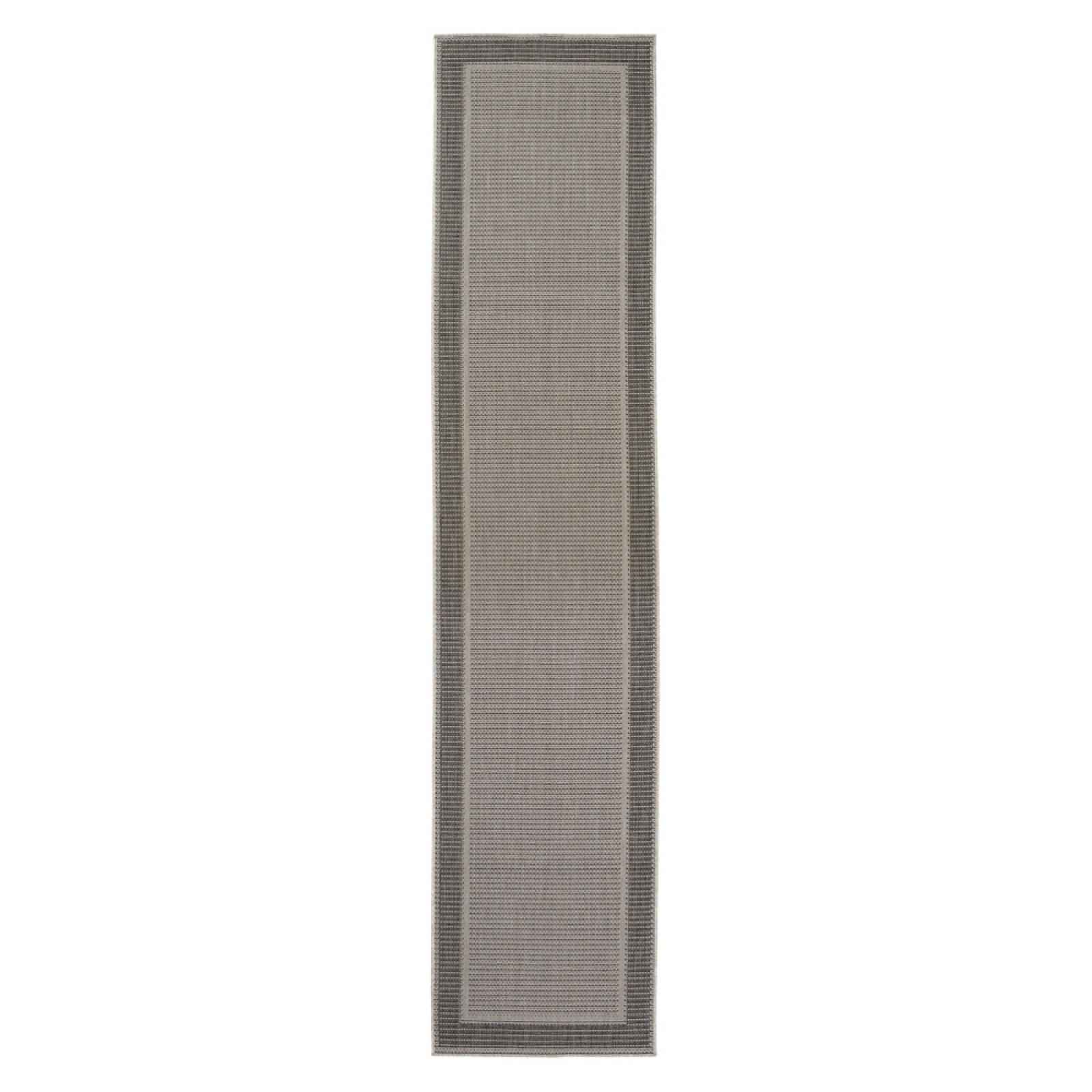 Koberec Tkaný Na Plocho Country Grey 1, Š/d: 80/350cm