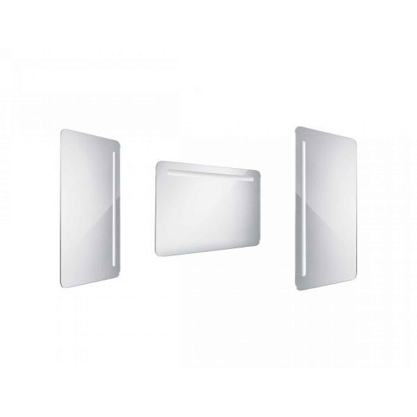 Zrcadlo bez vypínače Nimco 60x100 cm hliník ZP 2004