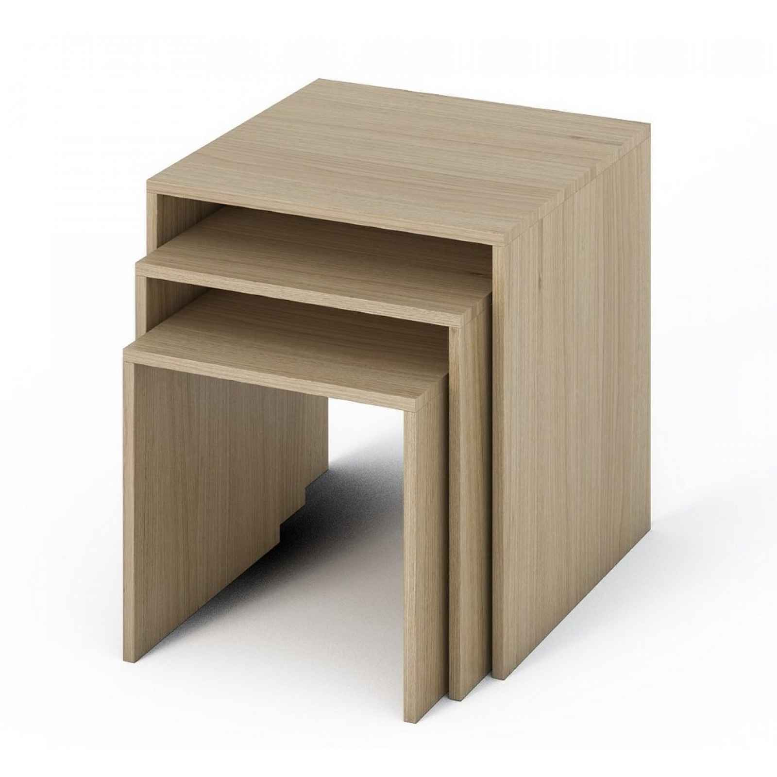 SIMPLE konferenční stolek 3v1, dub sonoma