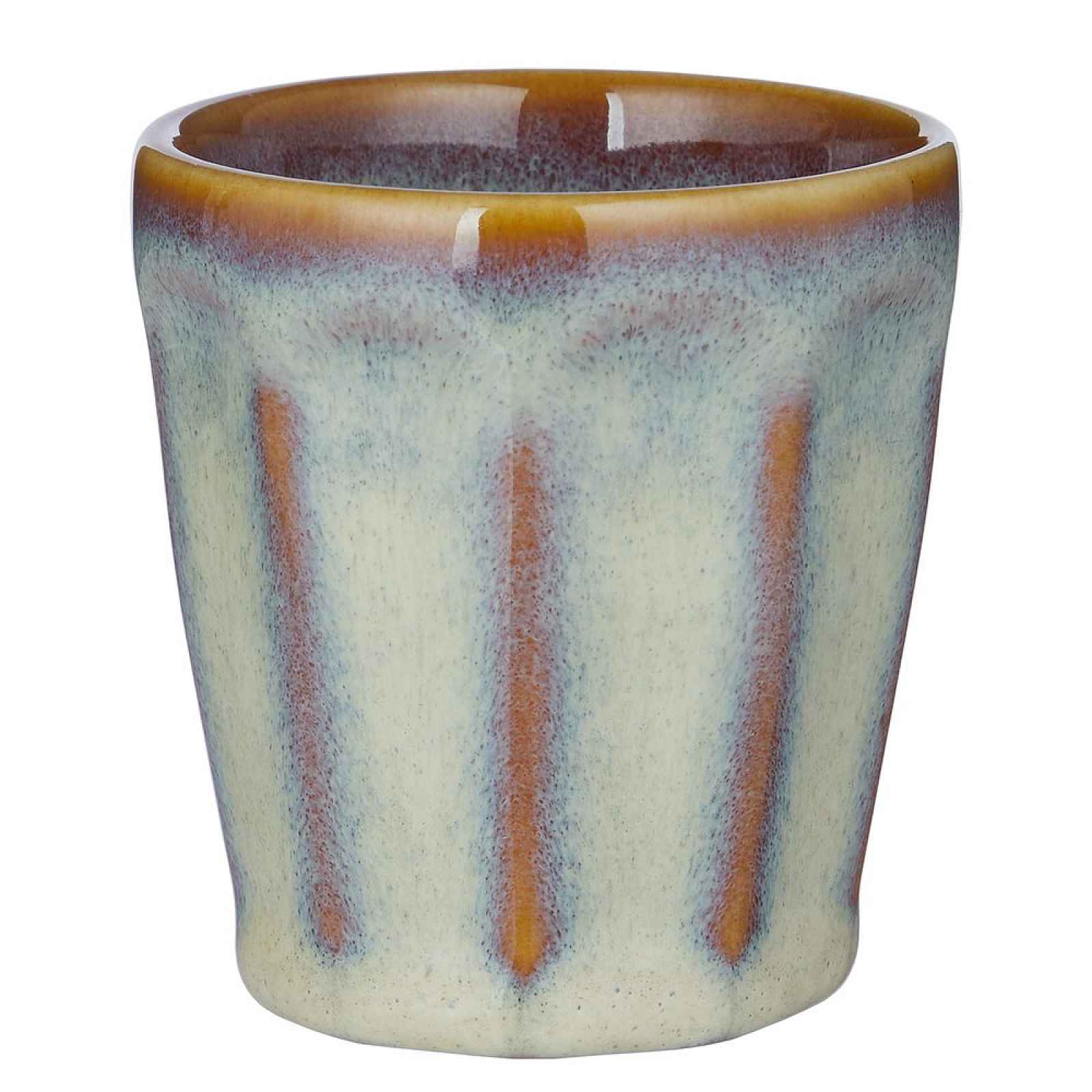 Butlers BERGAMO Hrnek na espresso 65 ml - šedohnědá