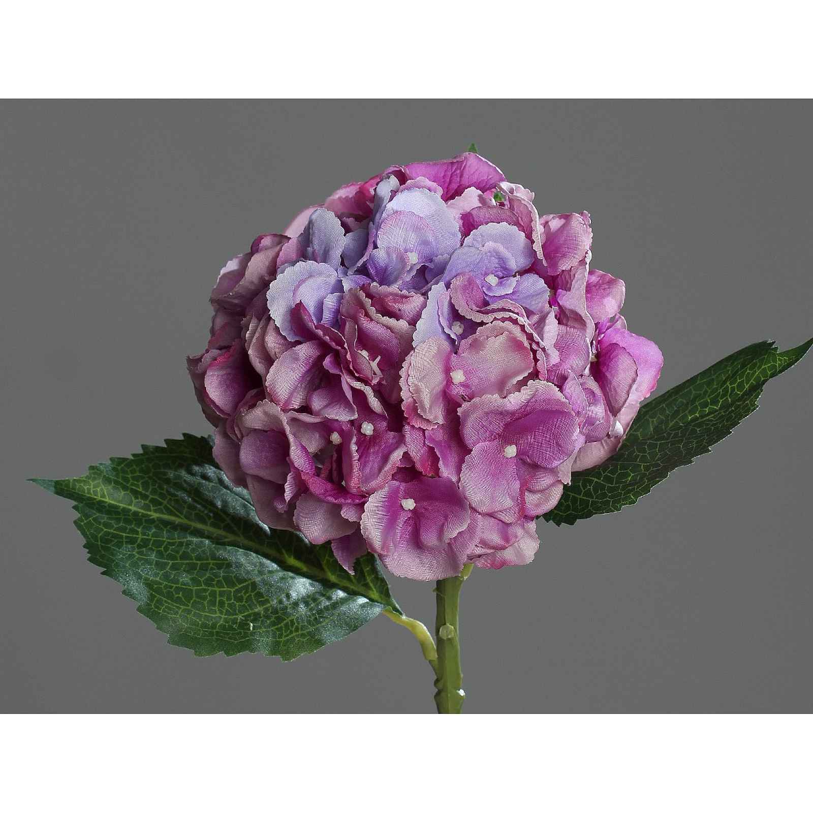 Umělá květina Hortenzie, levandulová