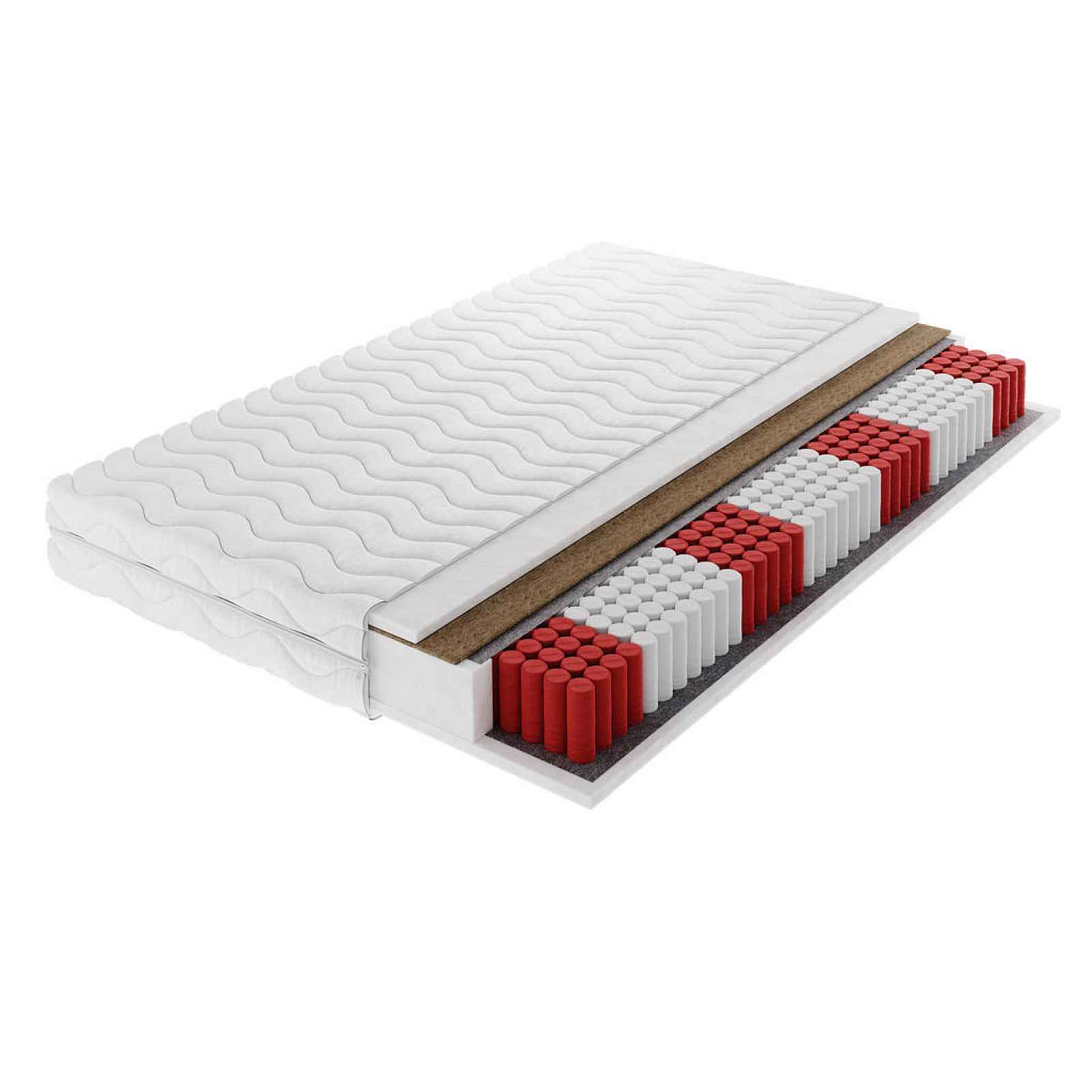 MASSENO TAŠTIČKOVÁ MATRACE CORANTO MULTI, Multipocket 100x200, H3/H4, výška cca 19 cm