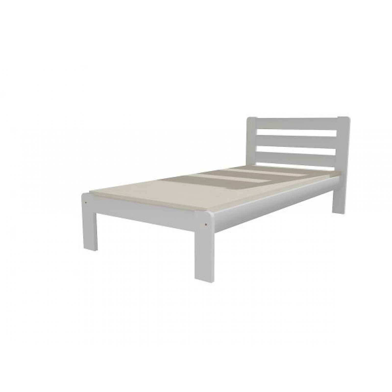 Jednolůžková postel VMK001A, bílá