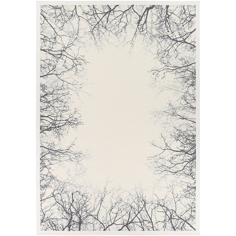 Bílý oboustranný koberec Narma Pulse White, 100 x 160 cm