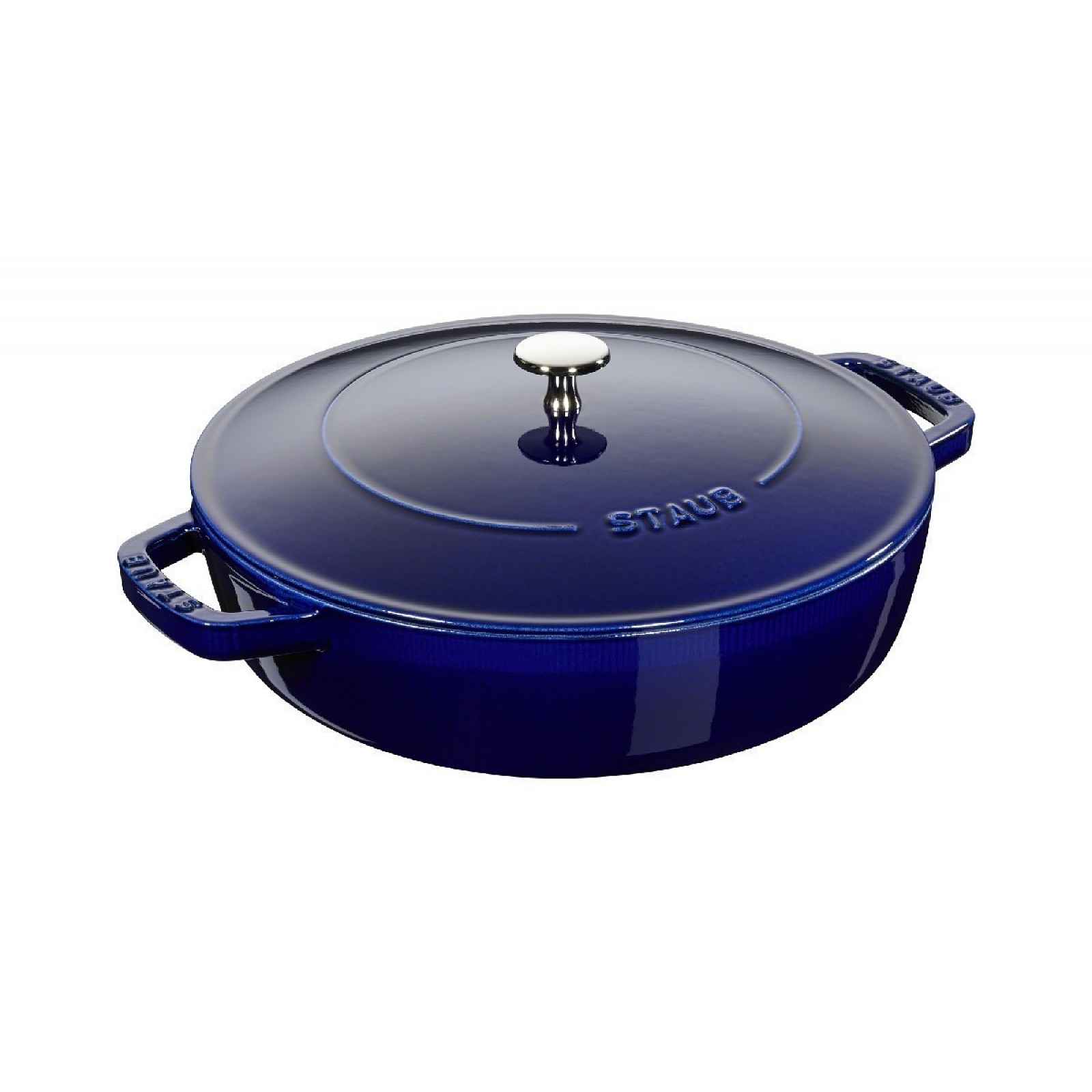 Staub Litinový kastrol s poklicí Chistera, modrá, 24 cm 12612491