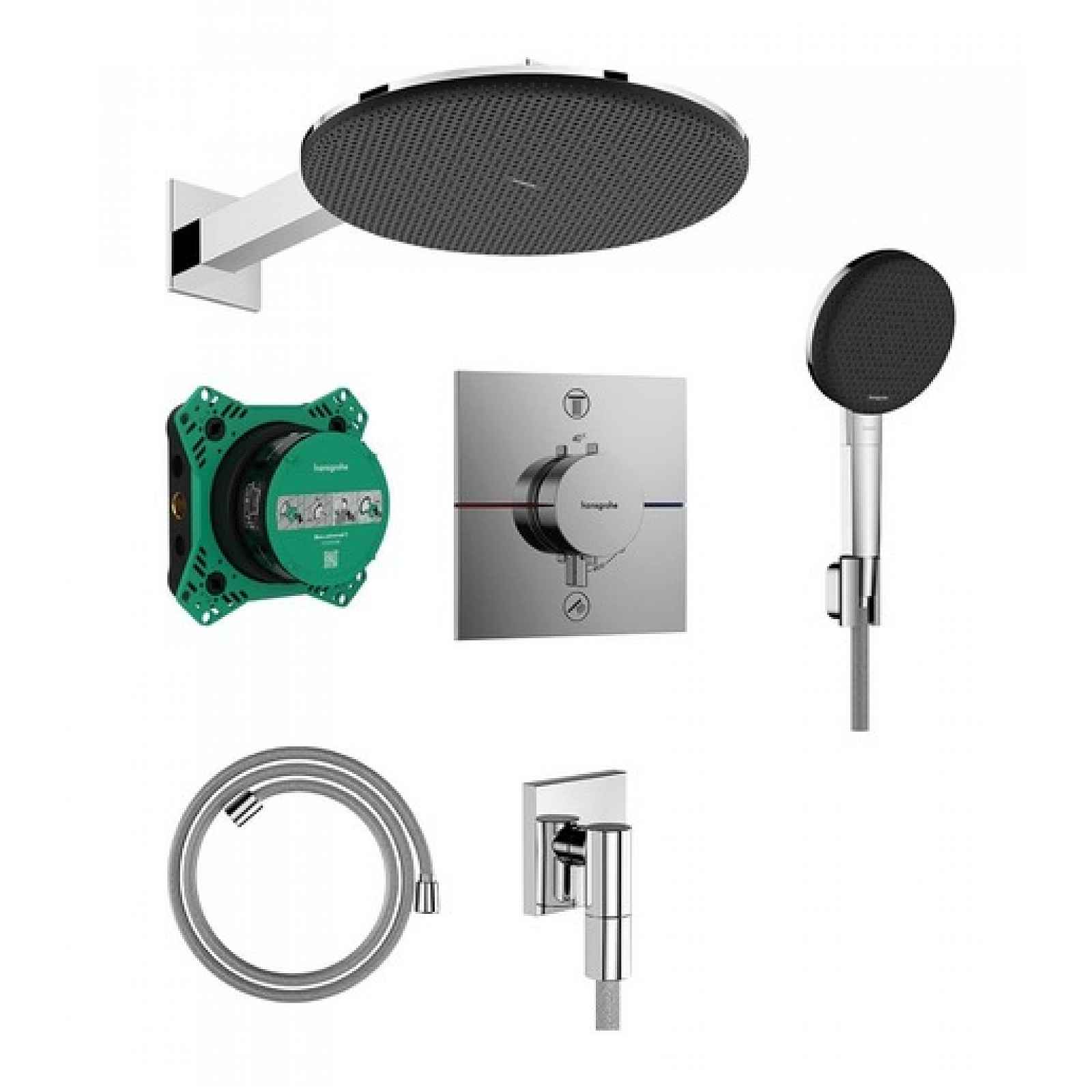 Sprchový systém Hansgrohe Raindance Alive S s termostatickou baterií chrom 24630000
