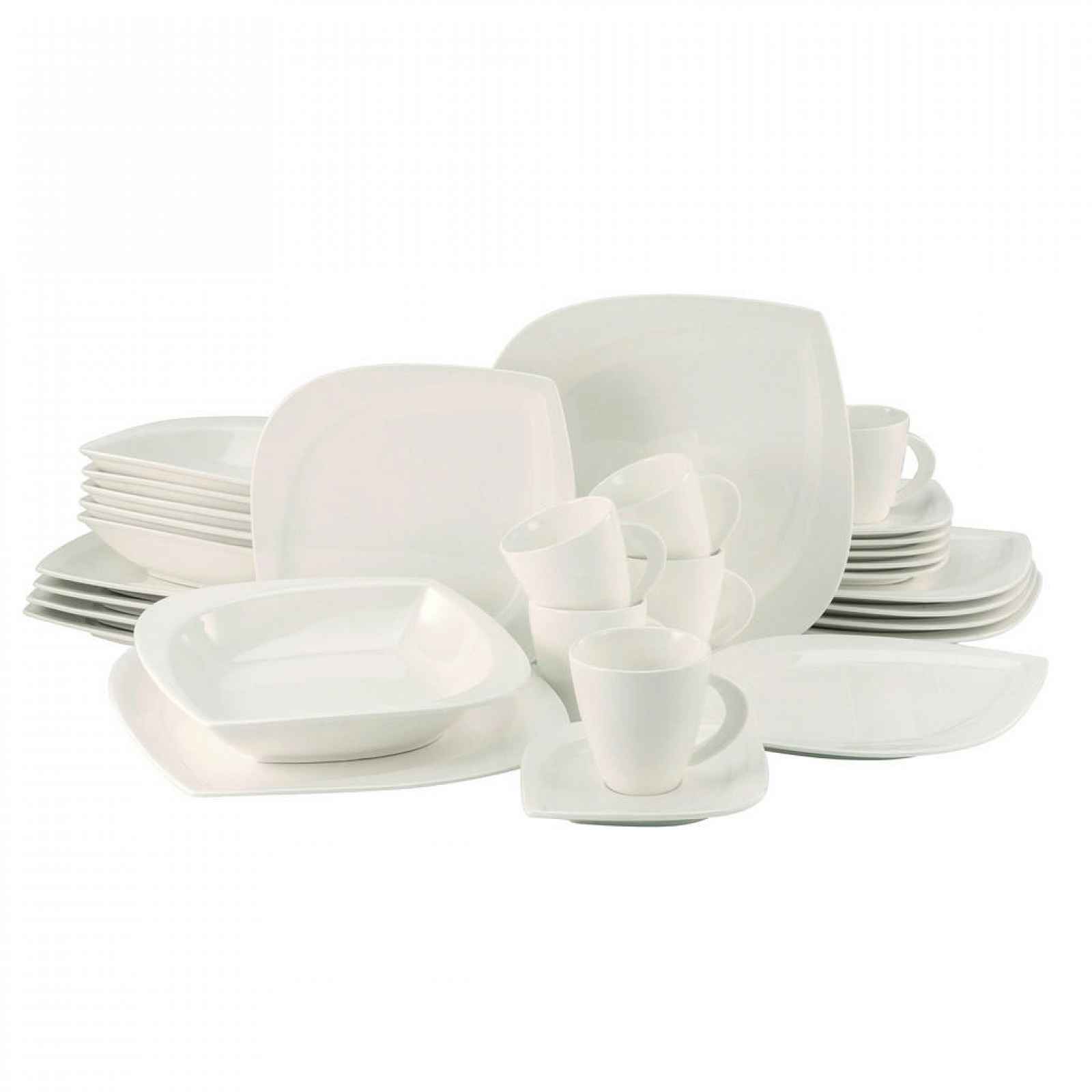 Creatable KOMBINOVANÁ SOUPRAVA, 30dílné, porcelán - Sady nádobí kombinované - 007768119801