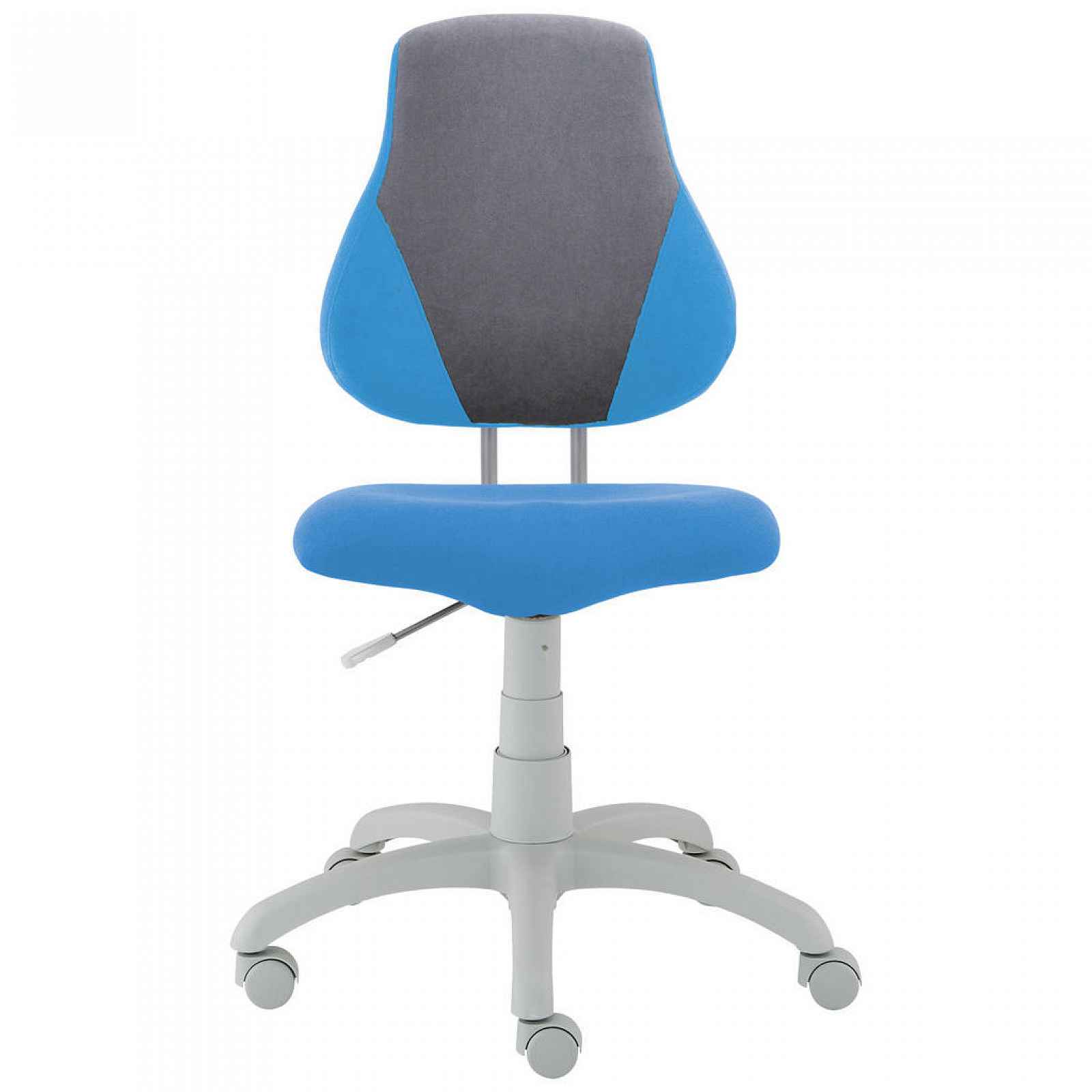 XXXLutz OTOČNÁ ŽIDLE PRO MLADÉ, pokryté povrchovou vrstvou, modrá, šedá Xora - Dětské otočné židle - 002696001304