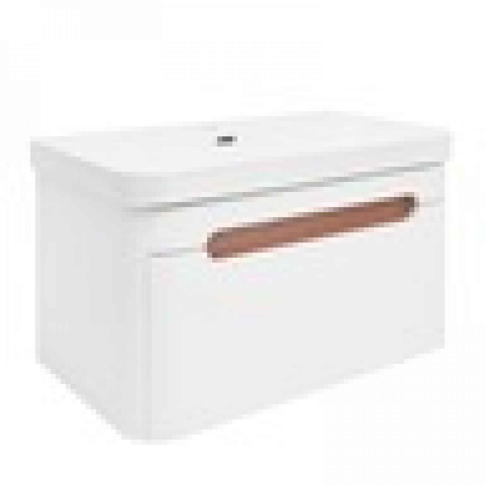 Koupelnová skříňka s umyvadlem SAT Fusion 77,5x43x45 cm bílá matná mat SATFUSION80WU