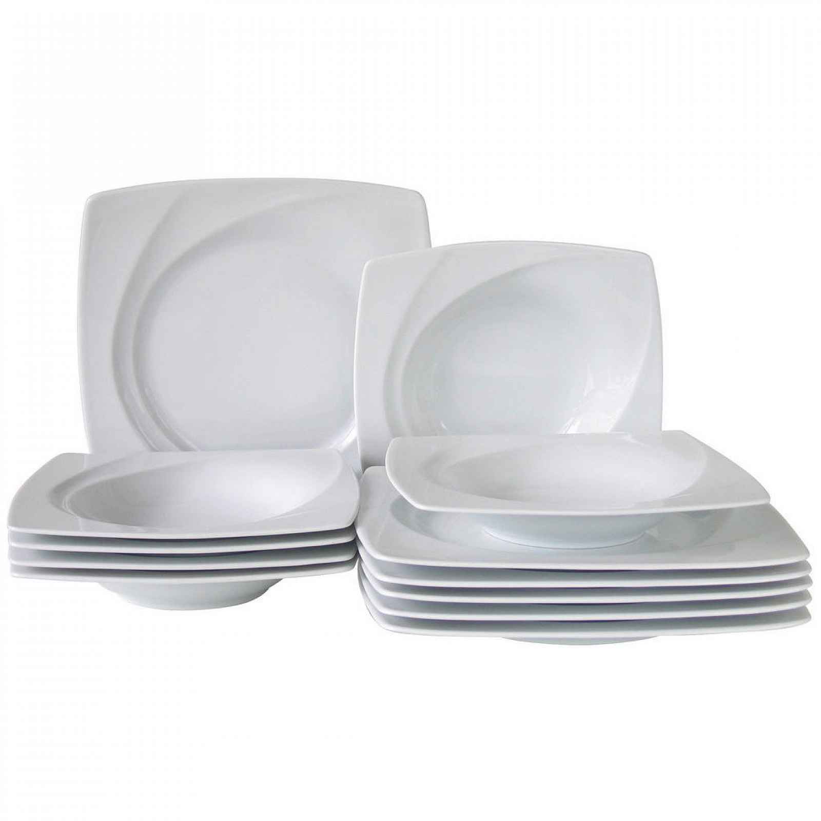 Creatable JÍDELNÍ SOUPRAVA, 12dílné, porcelán - Jídelní servisy - 007768128101