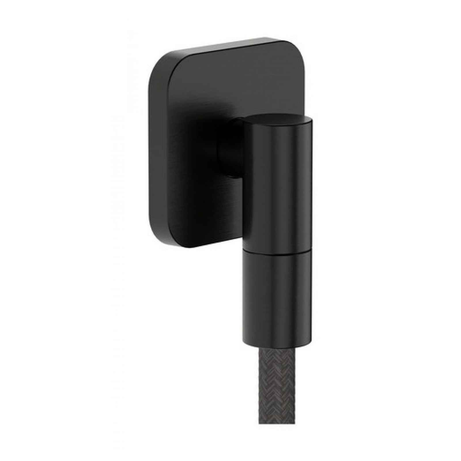 Podomítkový vývod Hansgrohe FixFit Fine Q se zpětným ventilem kartáčovaný černý chrom 28884340