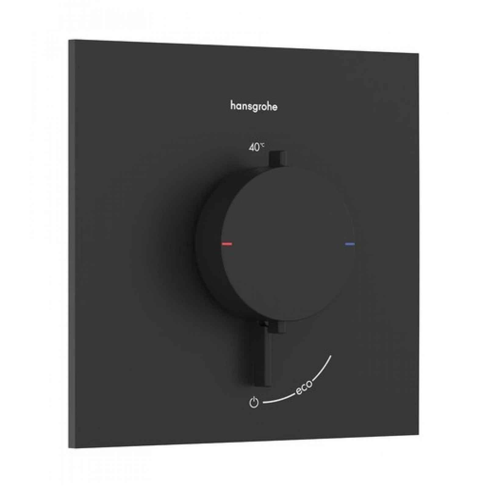 Sprchová baterie Hansgrohe Ecostat Comfort E bez podomítkového tělesa matná černá 33710670