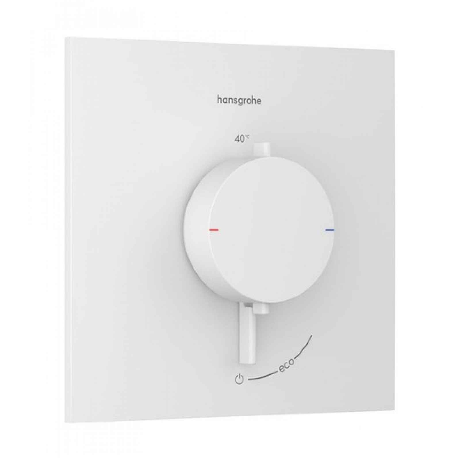 Sprchová baterie Hansgrohe Ecostat Comfort E bez podomítkového tělesa matná bílá 33710700
