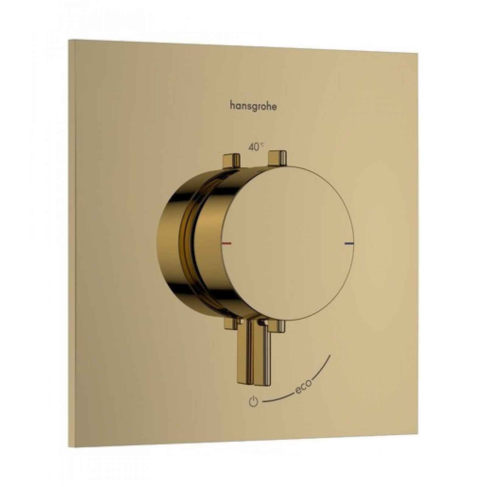 Sprchová baterie Hansgrohe Ecostat Comfort E bez podomítkového tělesa leštěný vzhled zlata 33710990