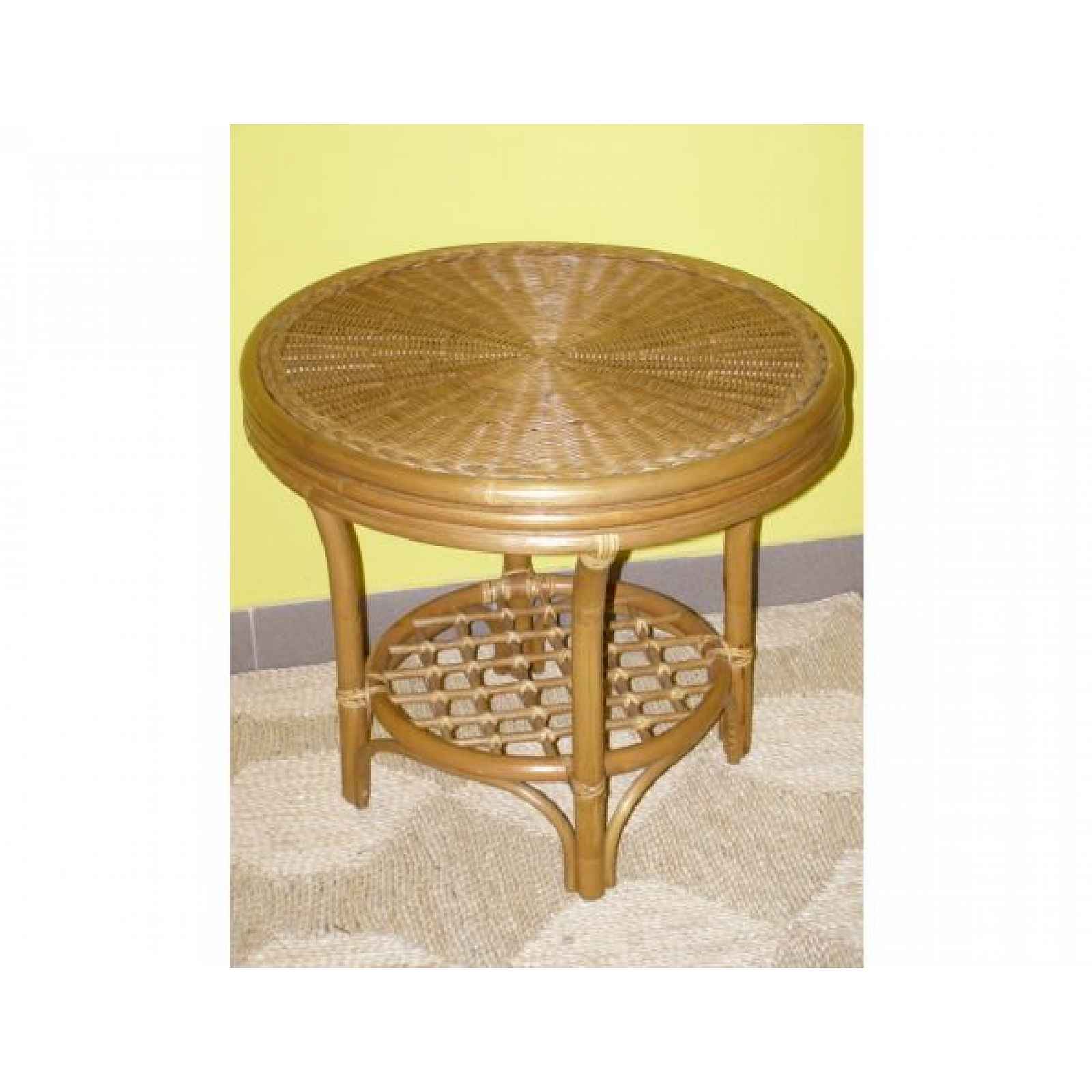 Ratanový stolek JANEIRO, světlý