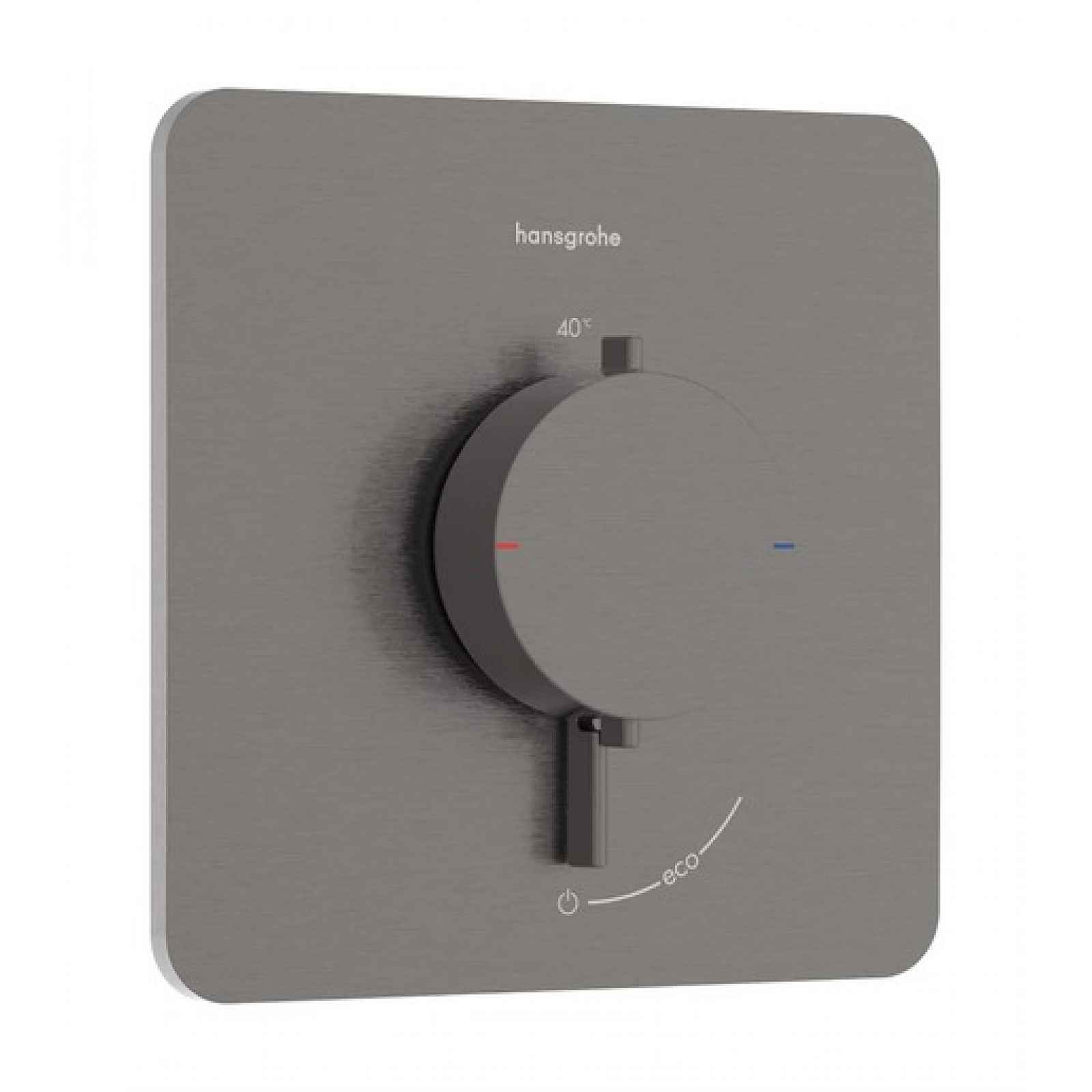 Sprchová baterie Hansgrohe Ecostat Comfort Q bez podomítkového tělesa kartáčovaný černý chrom 33712340