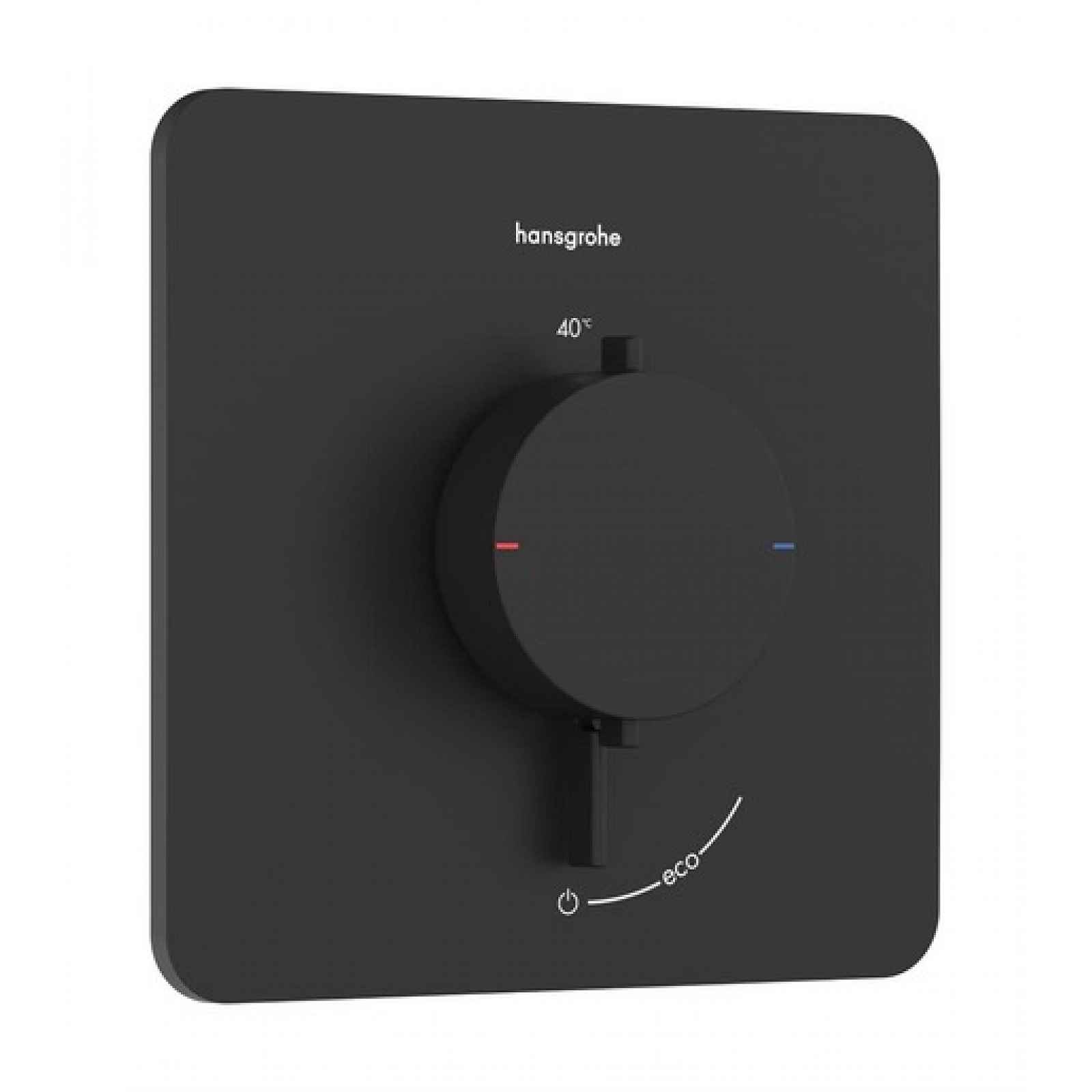 Sprchová baterie Hansgrohe Ecostat Comfort Q bez podomítkového tělesa matná černá 33712670