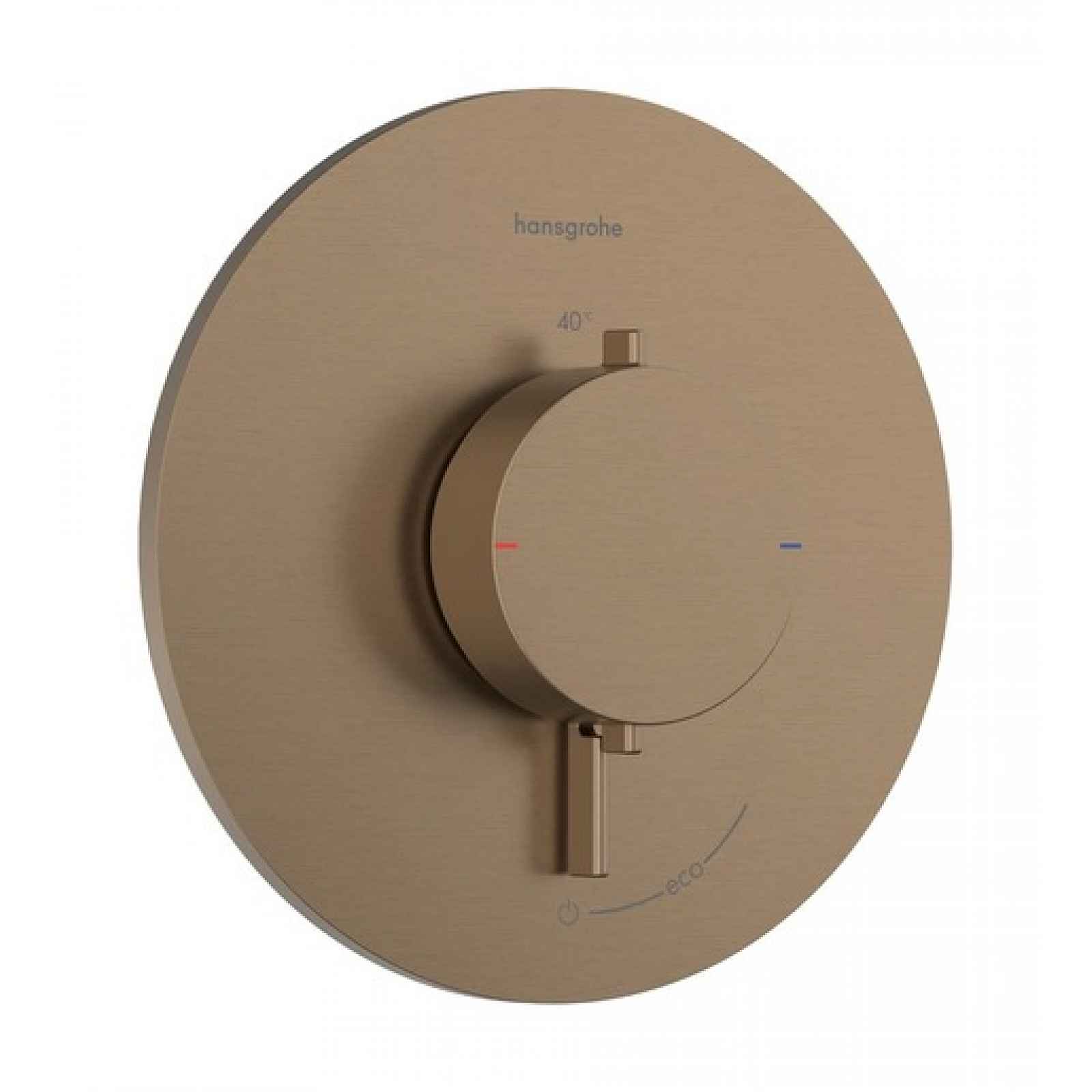 Sprchová baterie Hansgrohe Ecostat Comfort S bez podomítkového tělesa kartáčovaný bronz 33714140