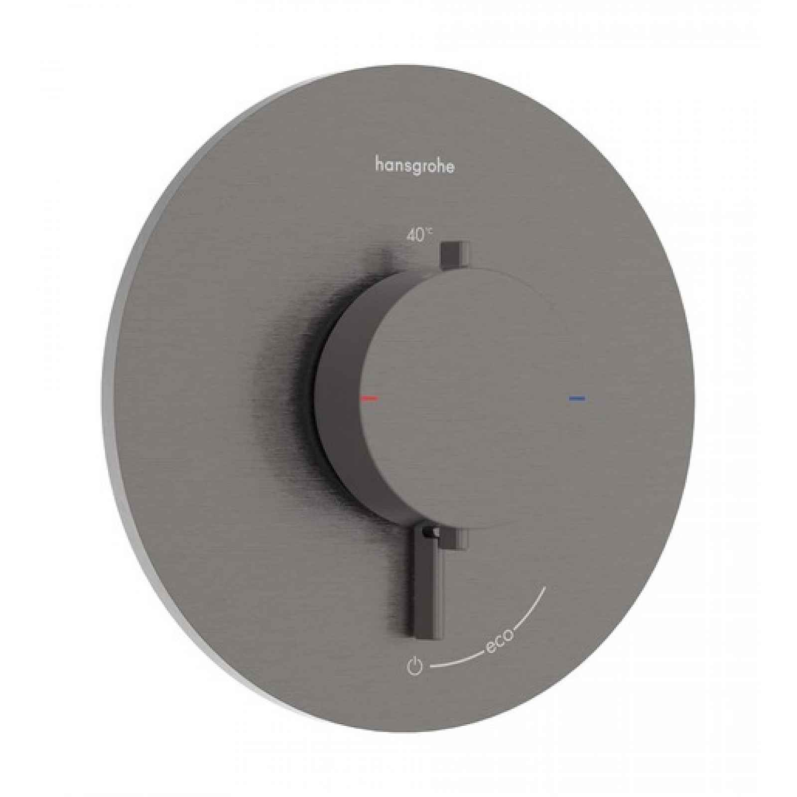 Sprchová baterie Hansgrohe Ecostat Comfort S bez podomítkového tělesa kartáčovaný černý chrom 33714340