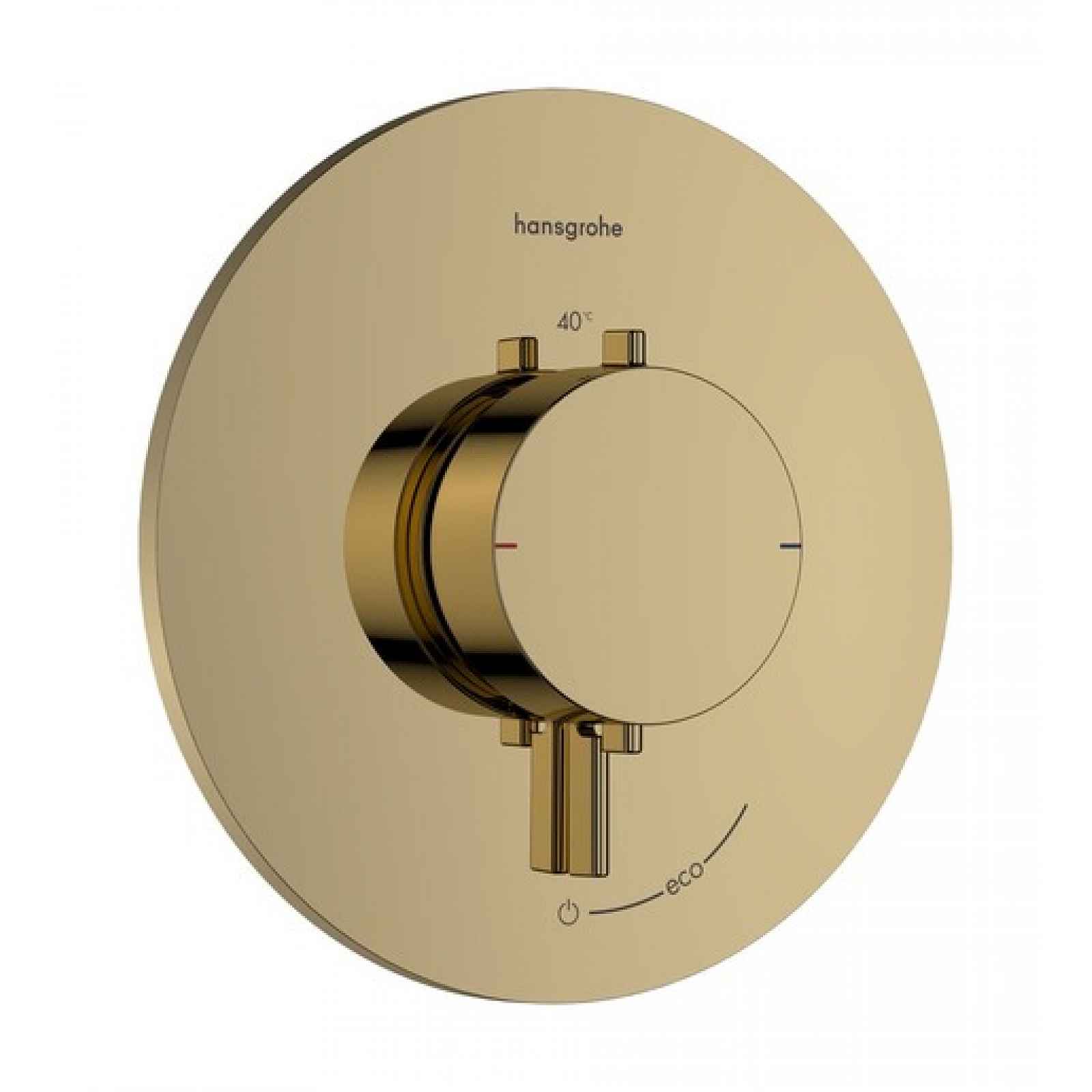 Sprchová baterie Hansgrohe Ecostat Comfort S bez podomítkového tělesa leštěný vzhled zlata 33714990