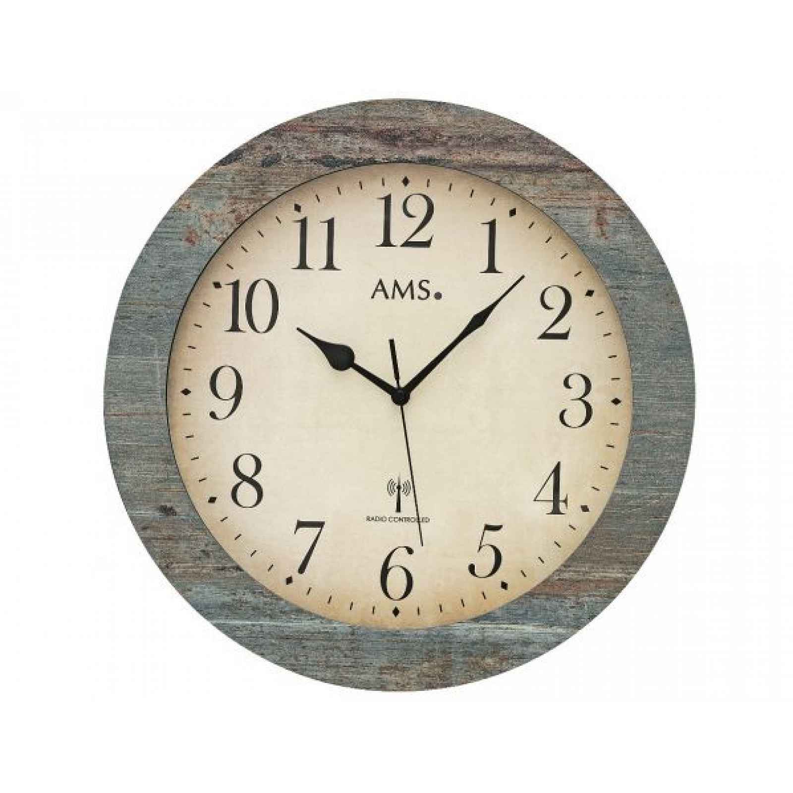 Designové nástěnné hodiny 5562 AMS řízené rádiovým signálem 35cm