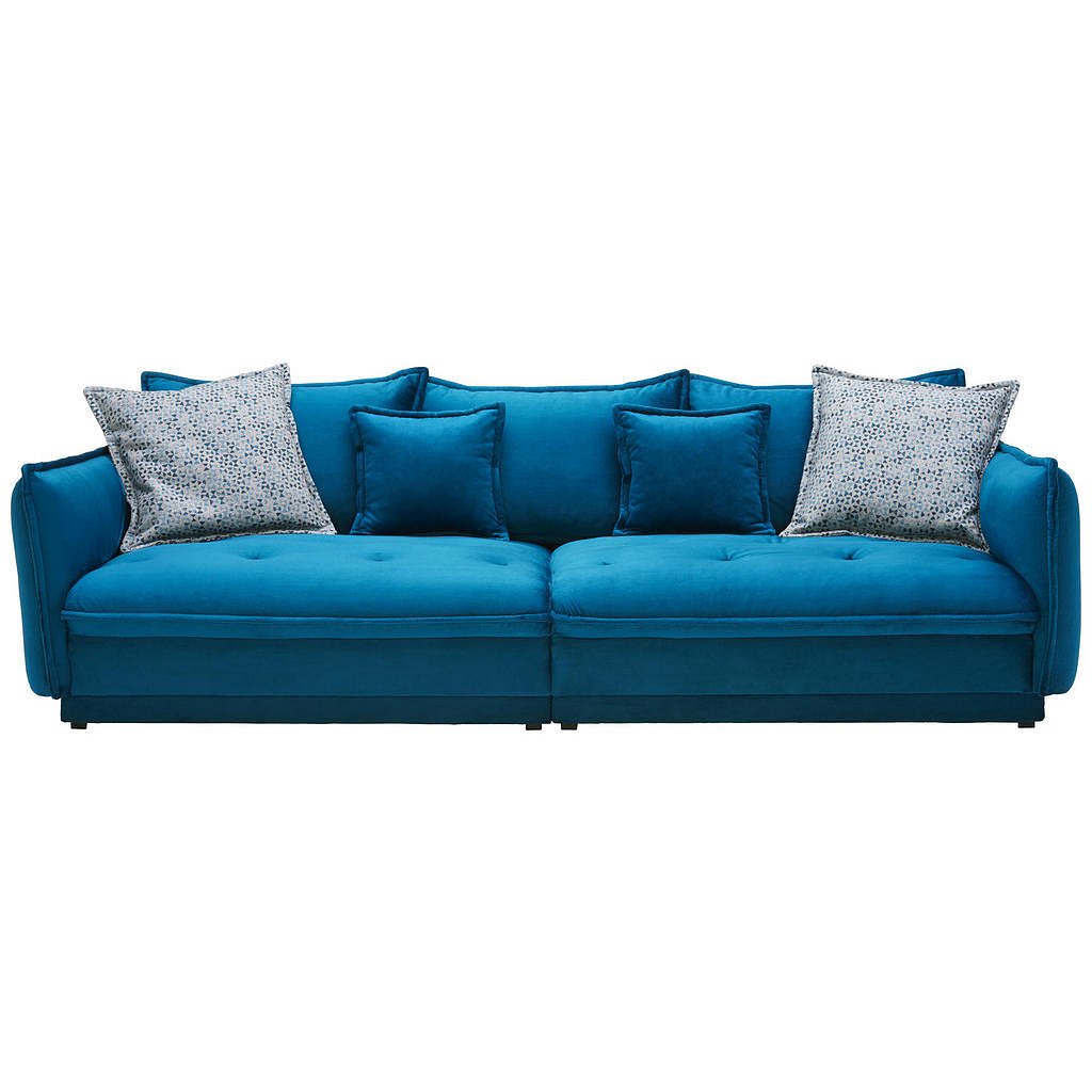 Hom`in Velká Pohovka, Textil, Petrolej - Velké pohovky - 000647006203