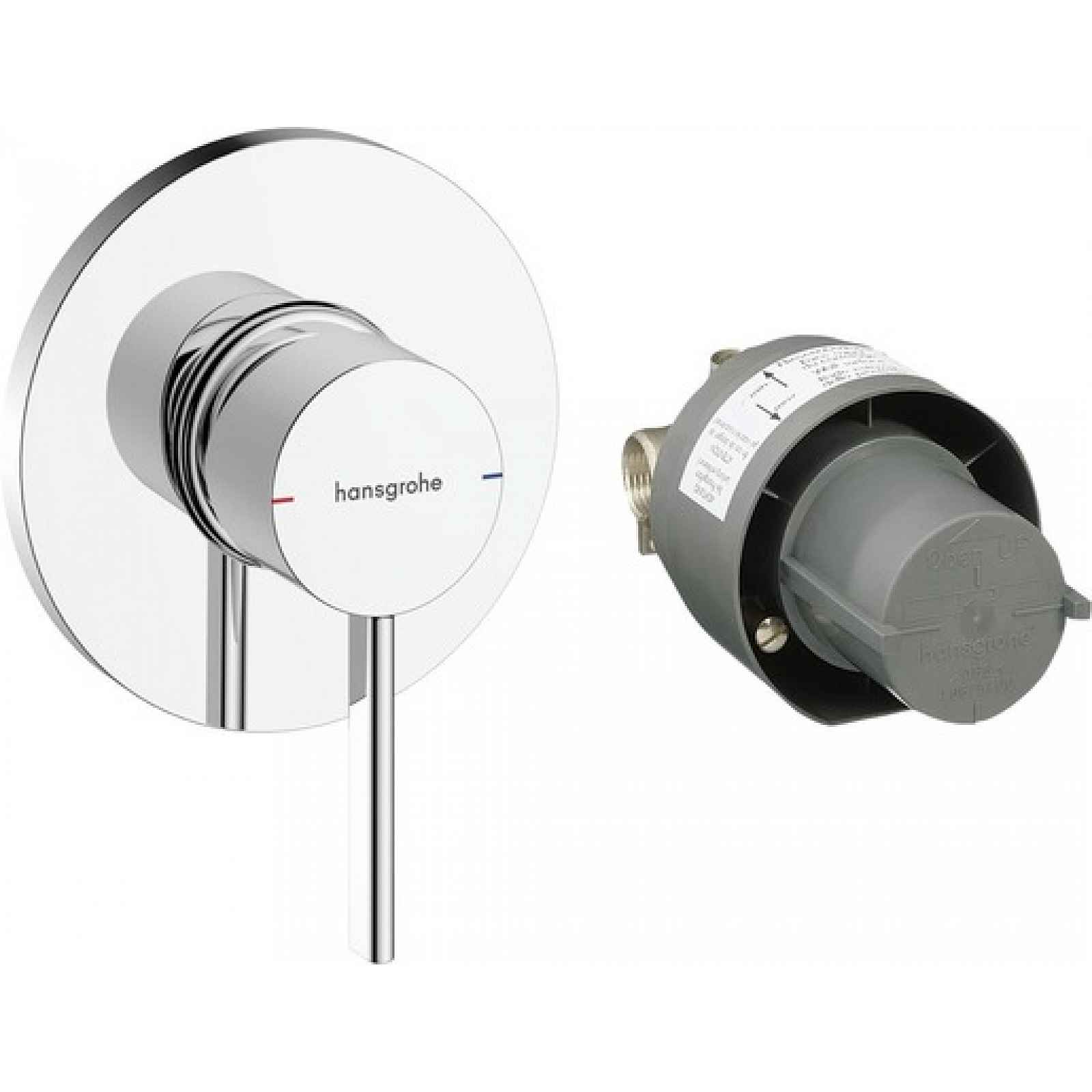 Sprchová baterie Hansgrohe Zesis S včetně podomítkového tělesa chrom 74618000