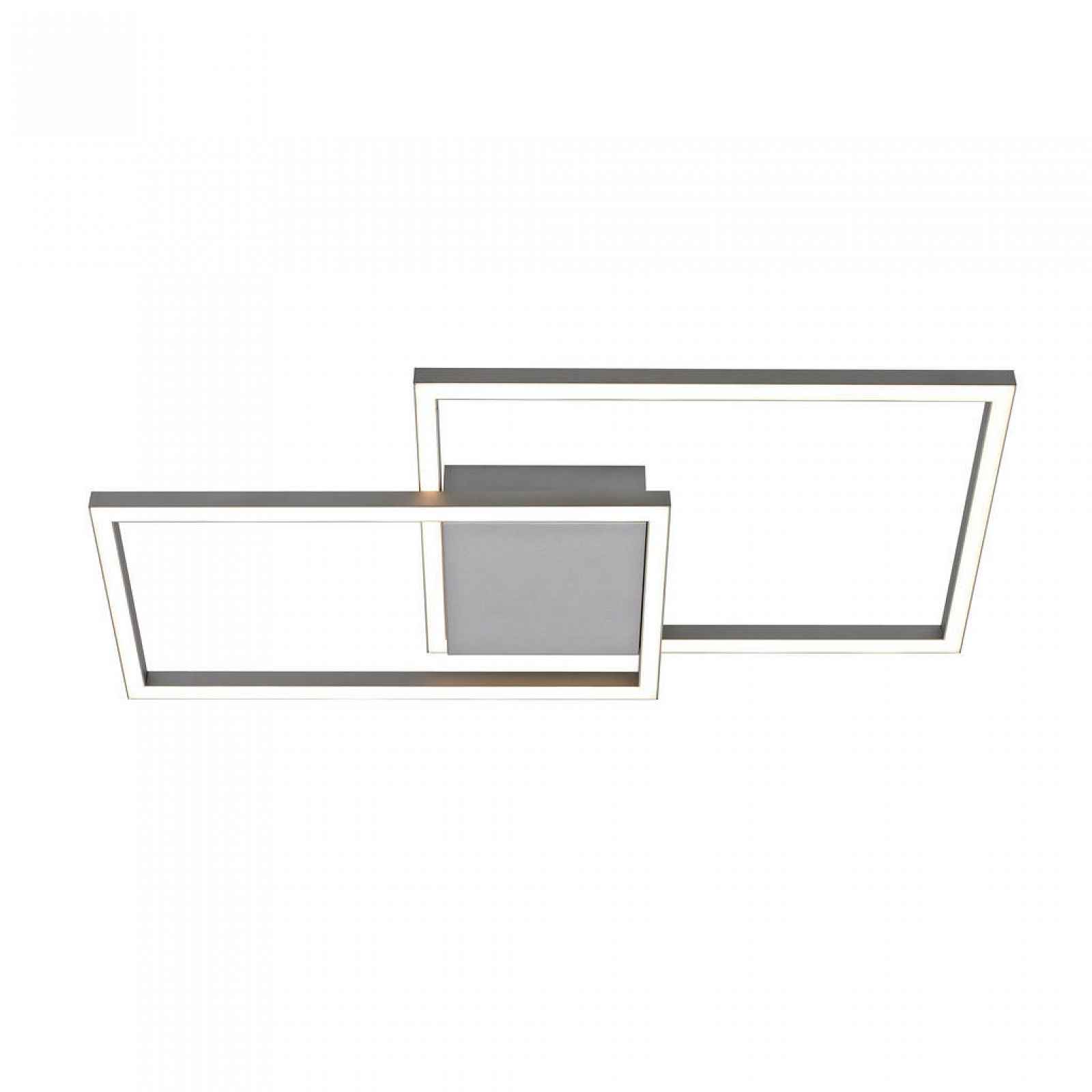 XXXLutz STROPNÍ LED SVÍTIDLO, 49/24,5/5 cm Boxxx - Stropní svítidla - 008983001601