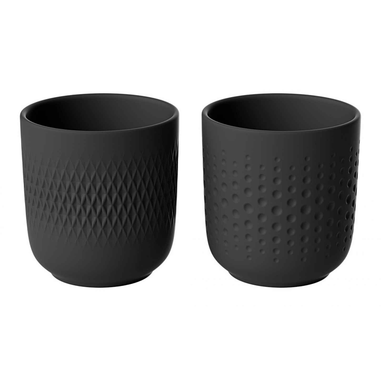 Villeroy & Boch Sada dvou hrnků Manufacture Collier noir, 290 ml 10-1682-8403