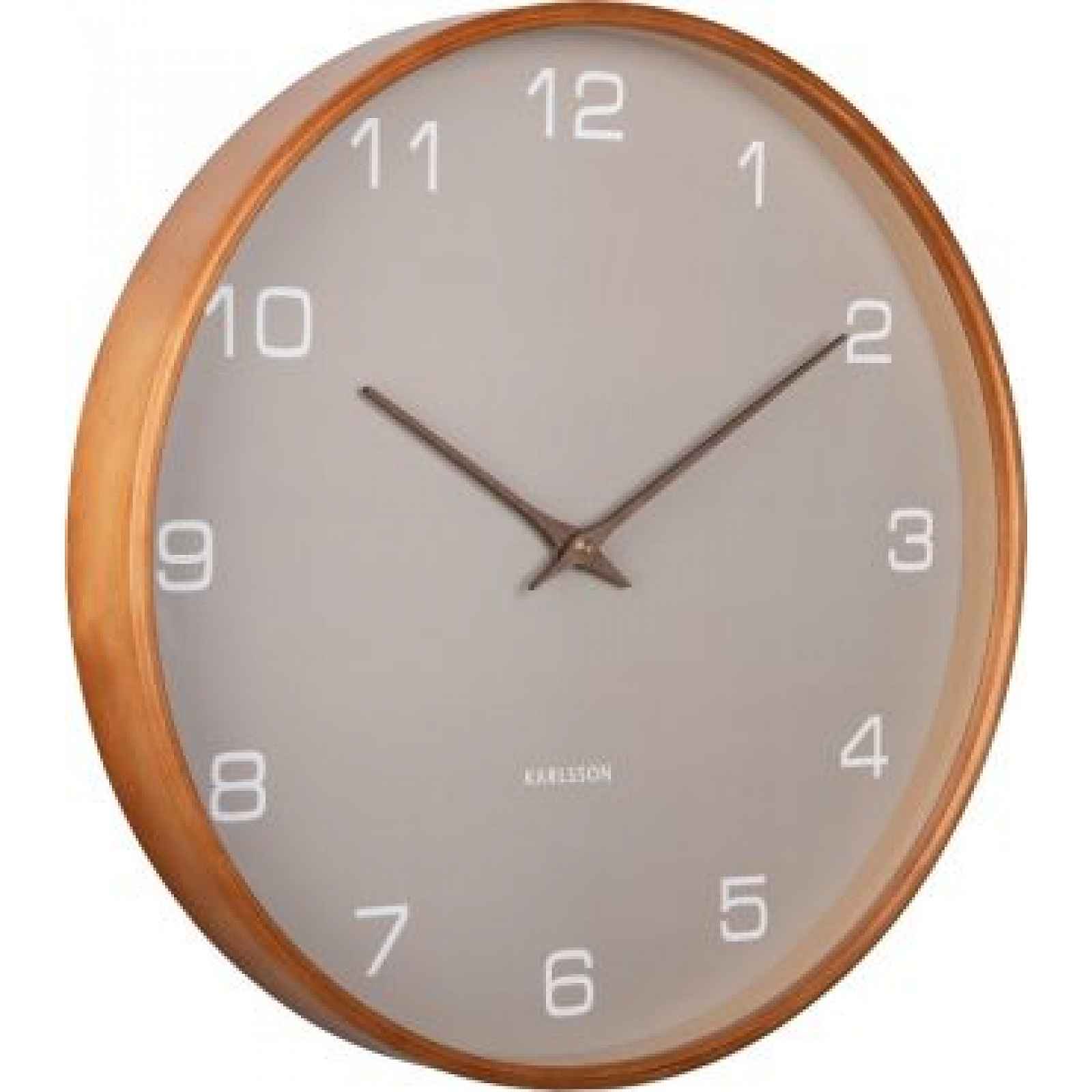 Designové nástěnné hodiny 5993GY Karlsson 40cm