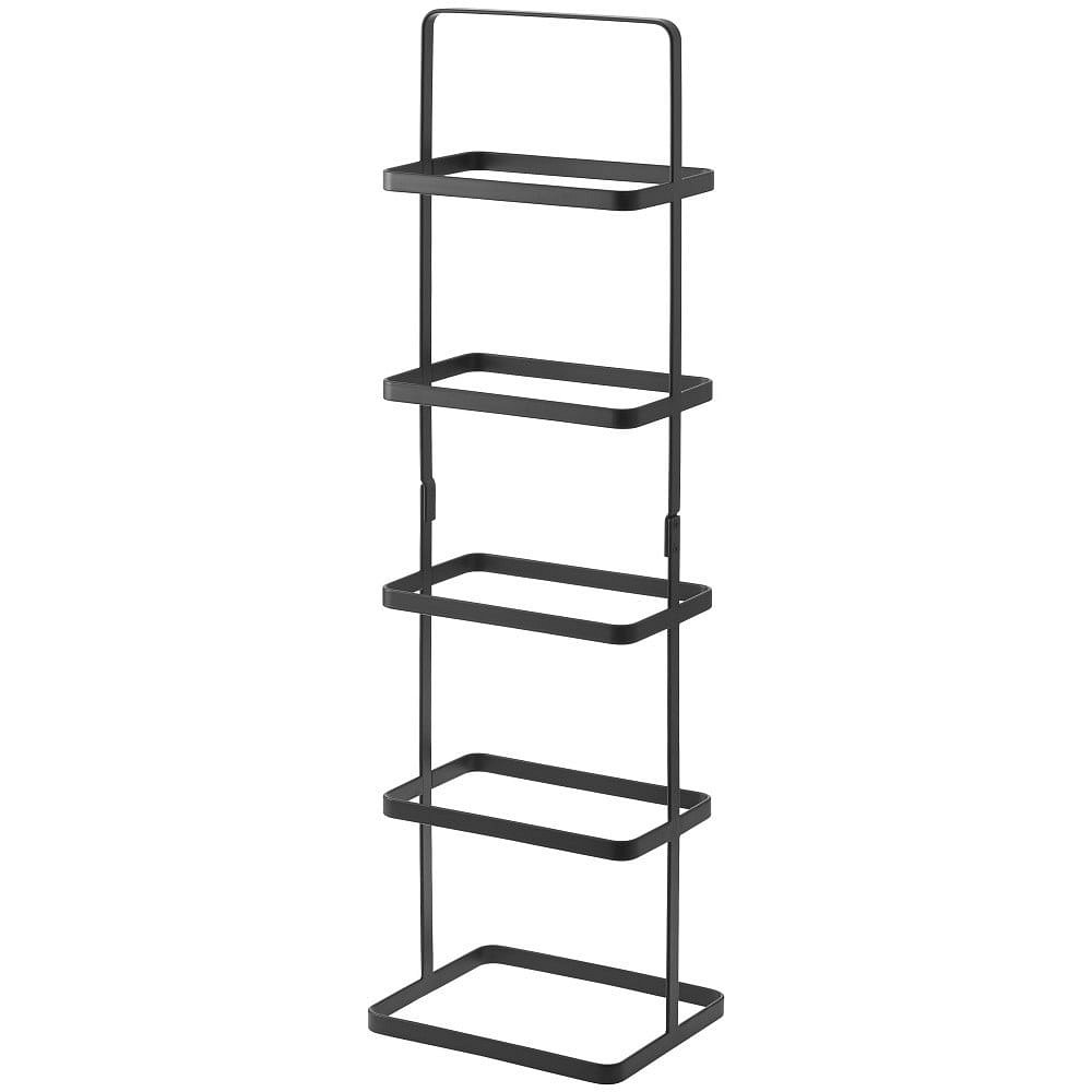 Černý vysoký stojan na boty YAMAZAKI Tower Shoe Rack