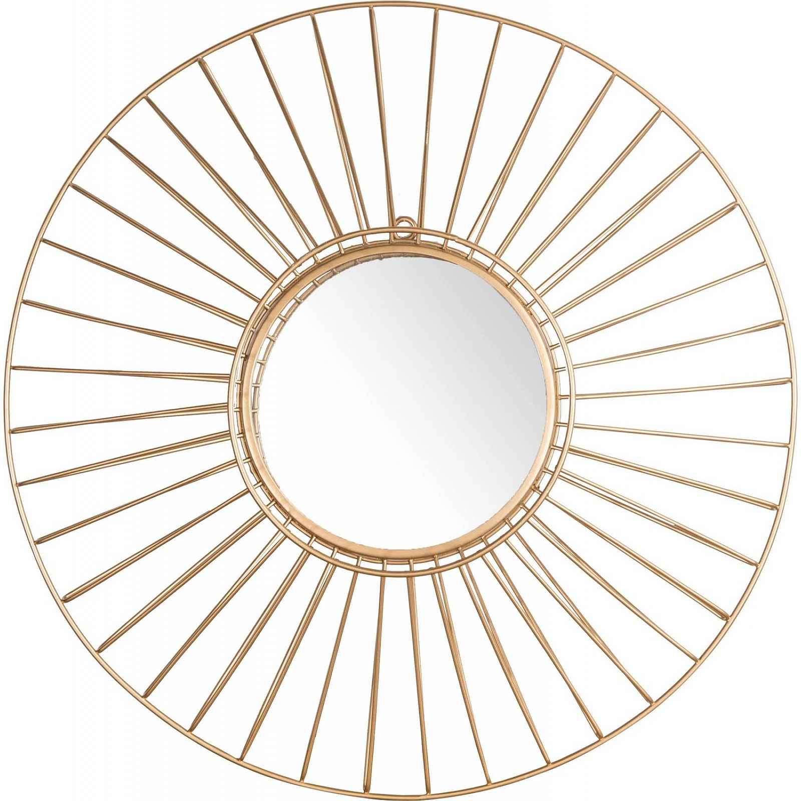 Nástěnné zrcadlo Florina ⌀ 50 cm, slunce