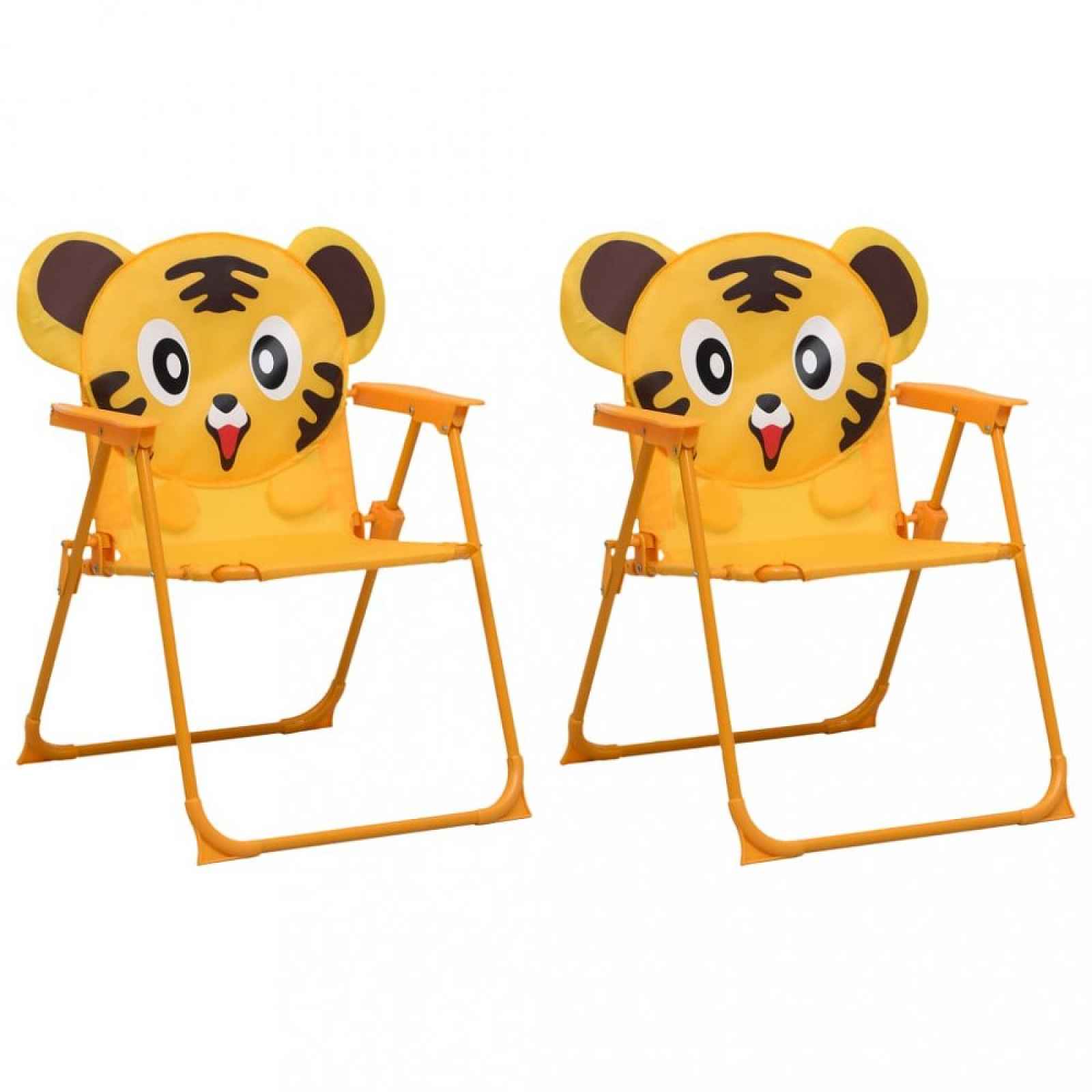 Dětské zahradní židle 2 ks Žlutá