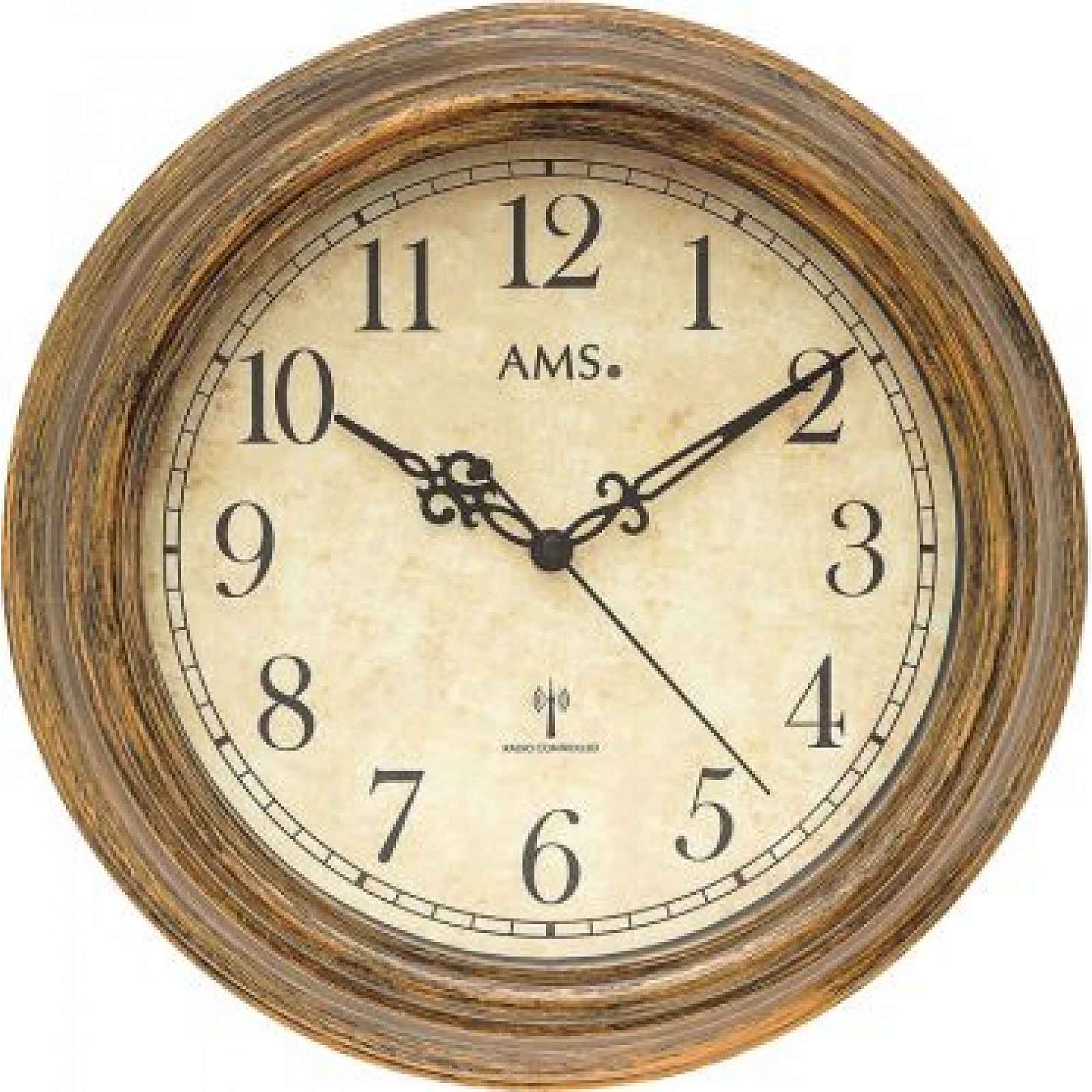 Designové nástěnné hodiny 5575 AMS řízené rádiovým signálem 30cm