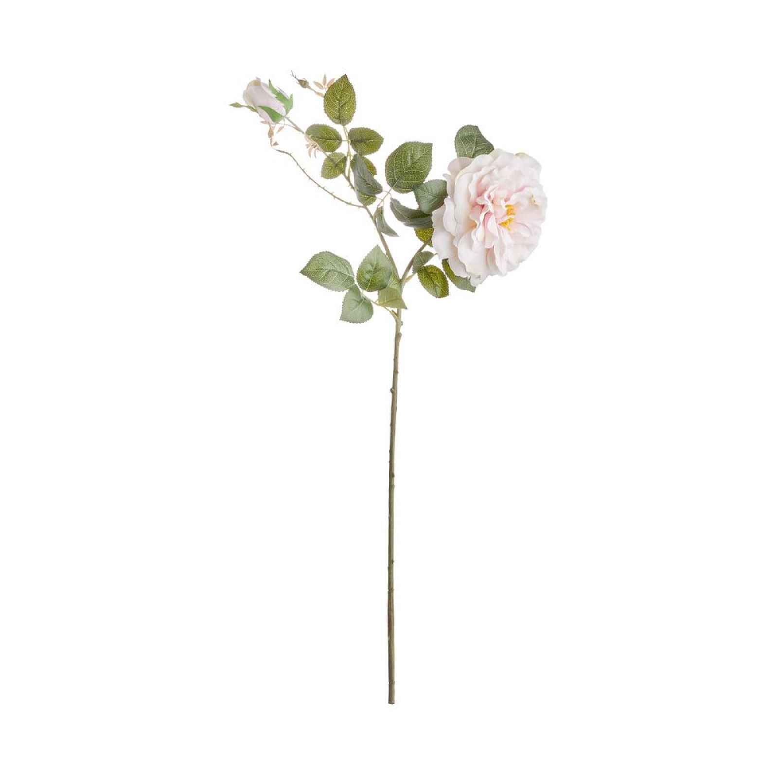 Butlers FLORISTA Růže rozkvetlá 79 cm - sv. růžová