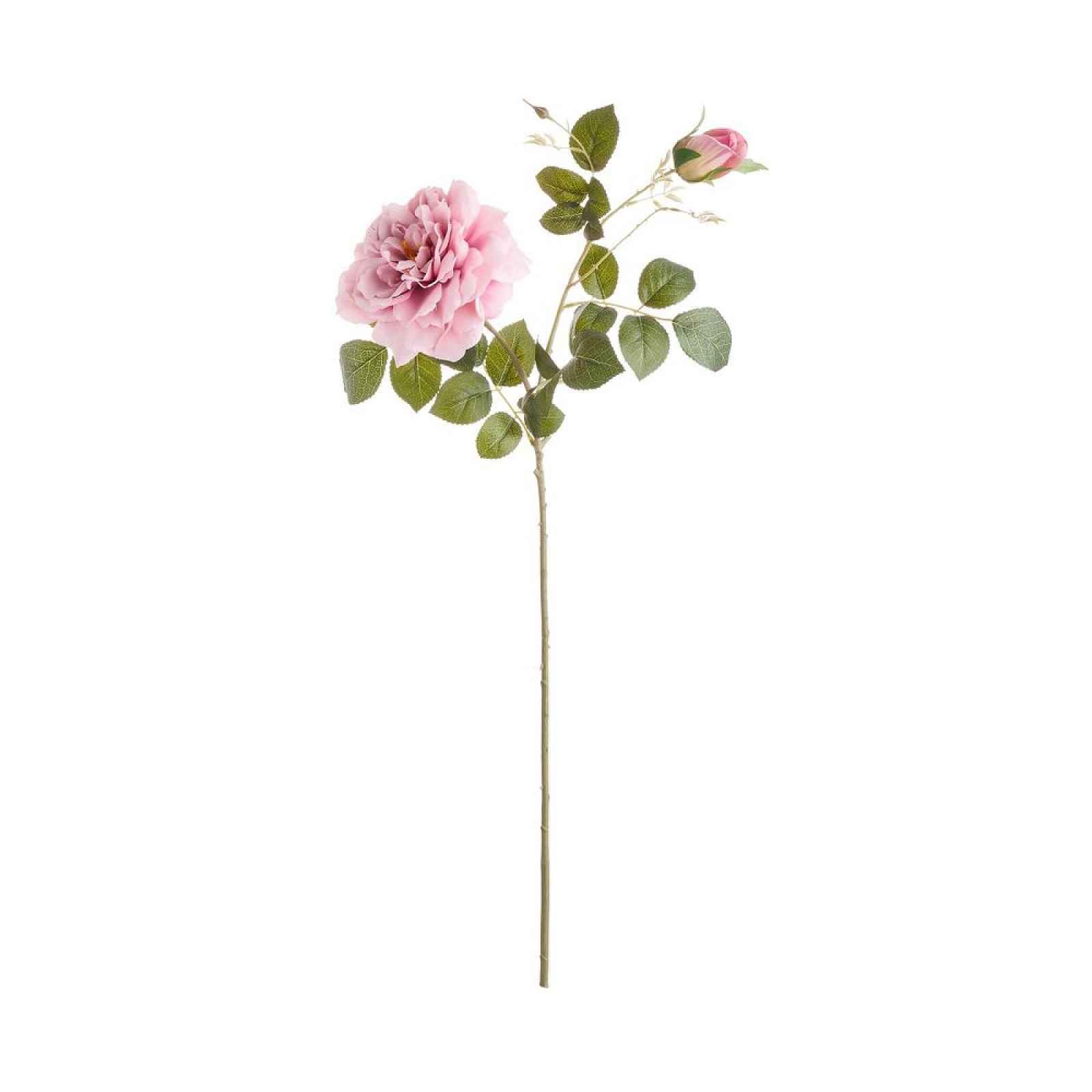 Butlers FLORISTA Růže rozkvetlá 79 cm - růžová