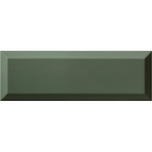 Obklad Ribesalbes Chic Colors dark grey bisel 10x30 cm lesk CHICC1666