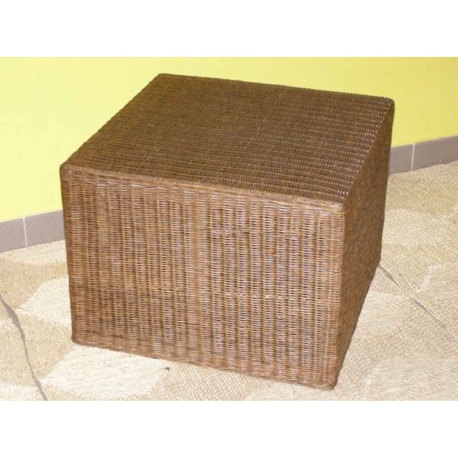 Ratanový stolek ESTRANGELO - tmavý med