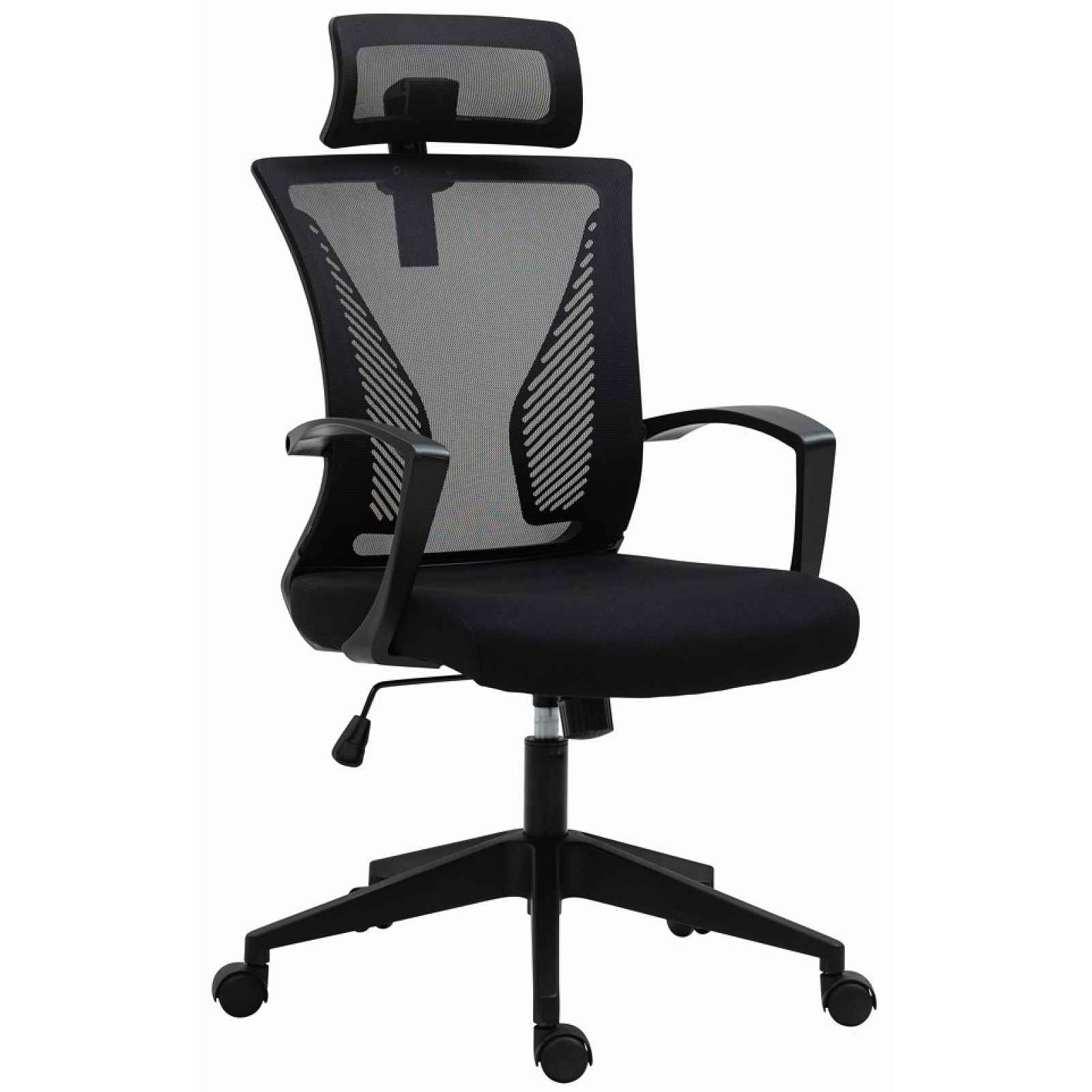 Kancelářská židle Laura, černá látka