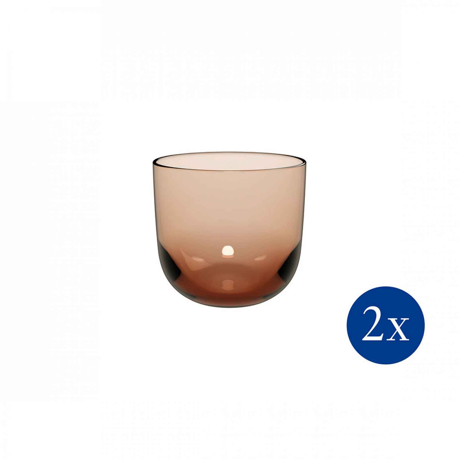 Villeroy & Boch Sklenice na vodu Like Clay, 280 ml, 2 ks 19-5179-8180