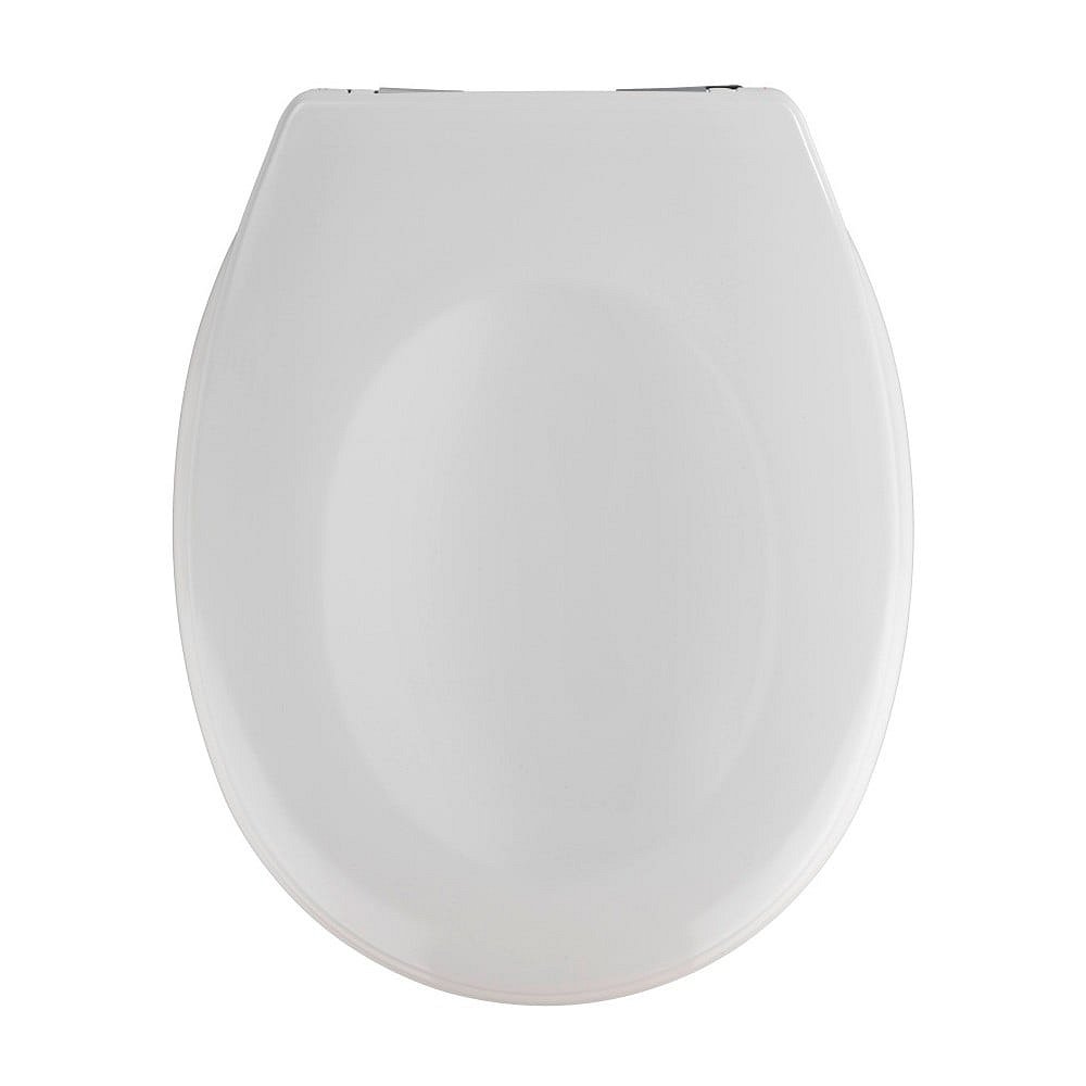 Bílé WC se snadným zavíráním sedátko Wenko Savio, 45 x 37,5 cm