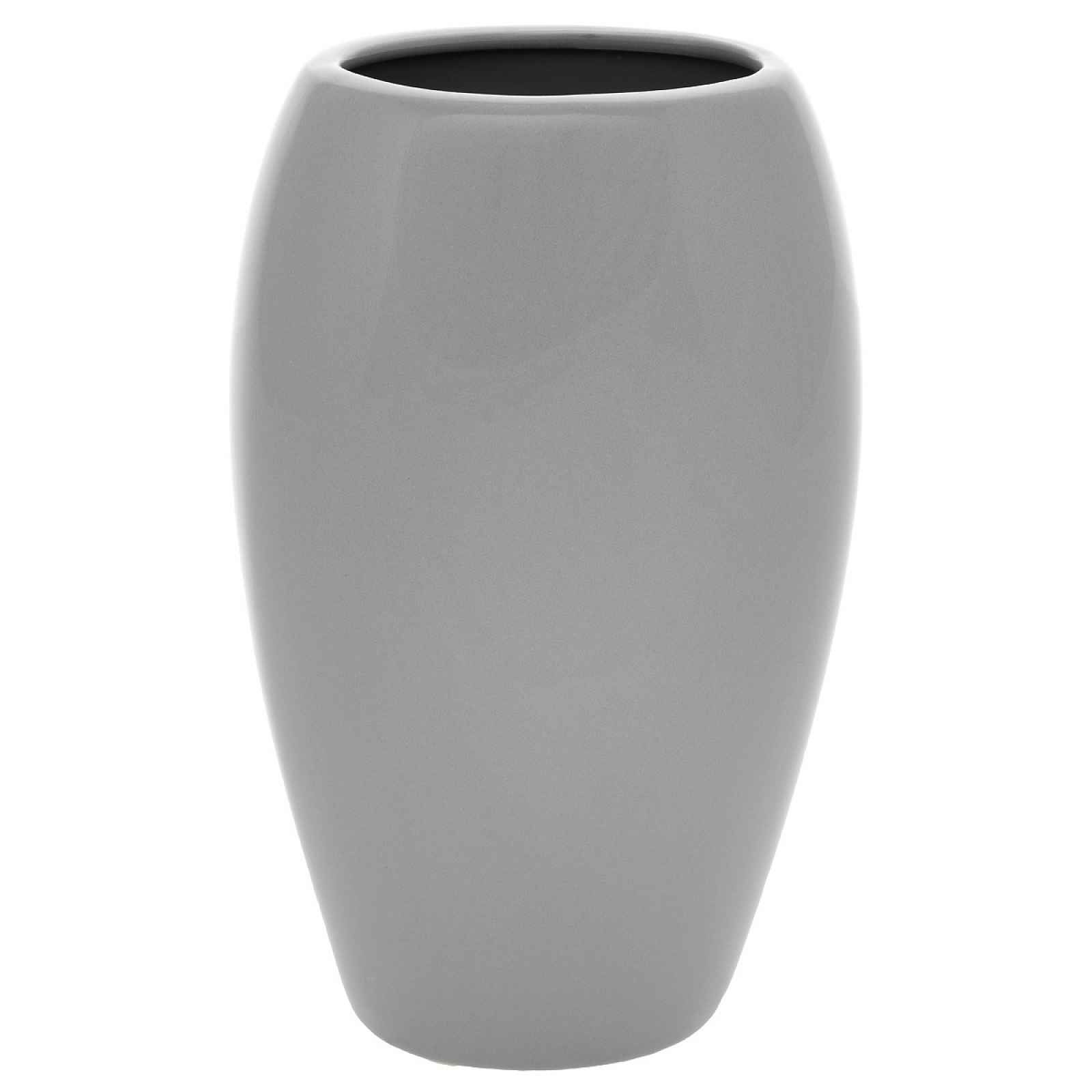 Keramická váza Jar1, 14 x 24 x 10 cm, šedá