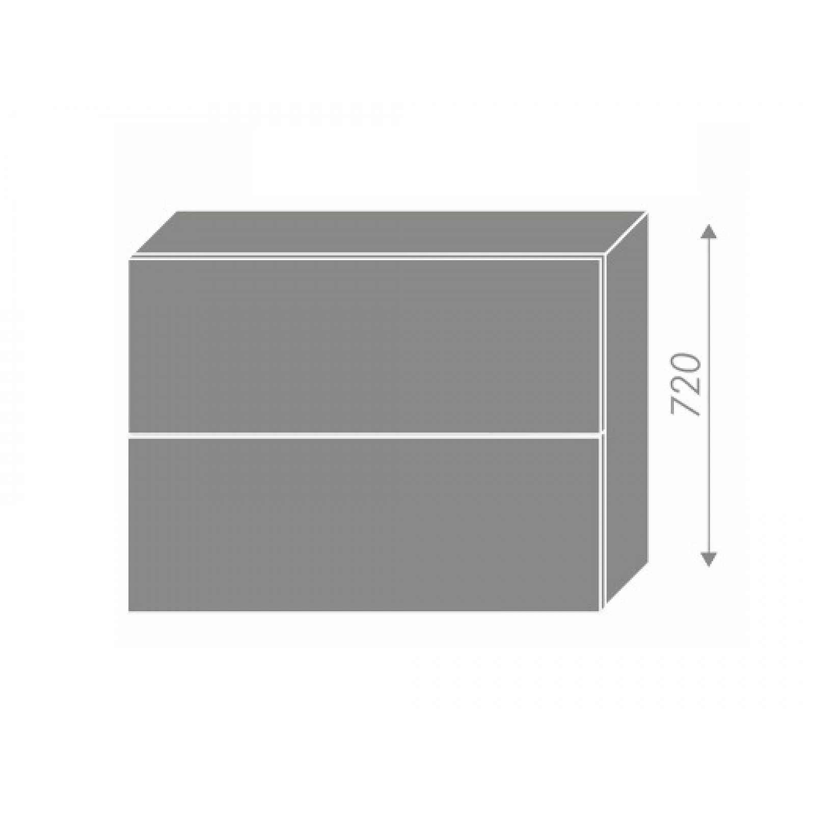 PLATINUM, skříňka horní W8B 90 AV, korpus: grey, barva: camel