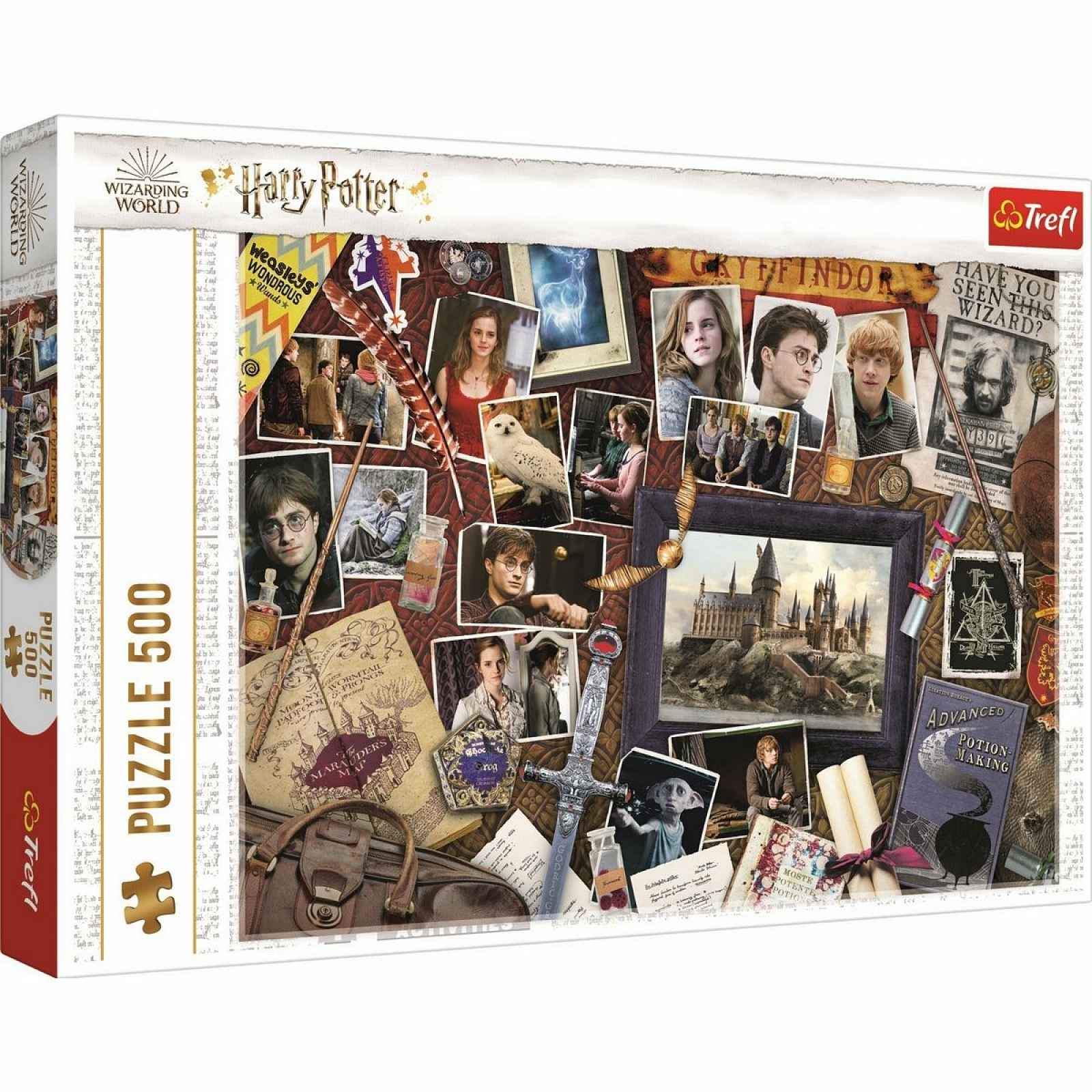 Trefl Puzzle Harry Potter Vzpomínky na Bradavice, 500 dílků