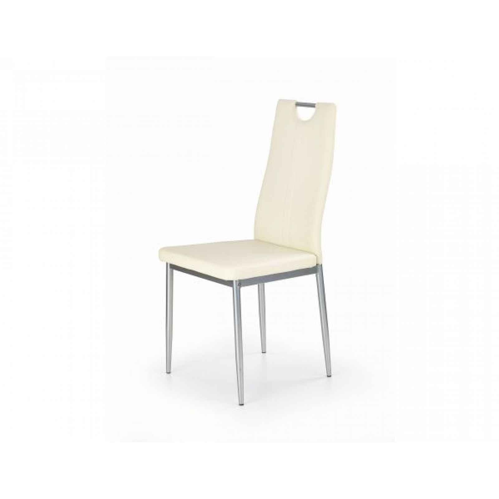 Jídelní židle krémová - Výška: 97 cm