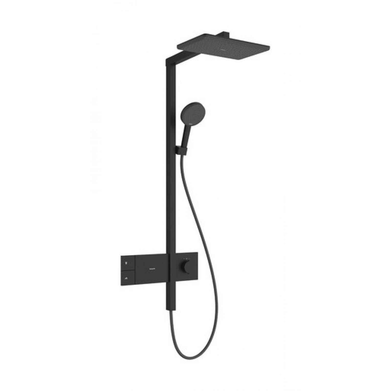 Sprchový systém Hansgrohe Raindance Alive Q s termostatickou baterií matná černá 24581670