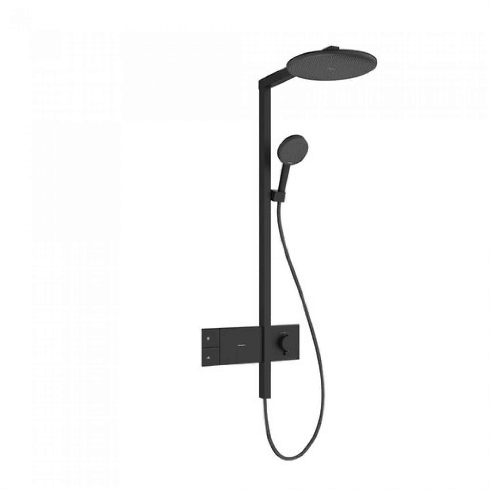 Sprchový systém Hansgrohe Raindance Alive S s termostatickou baterií matná černá 24582670
