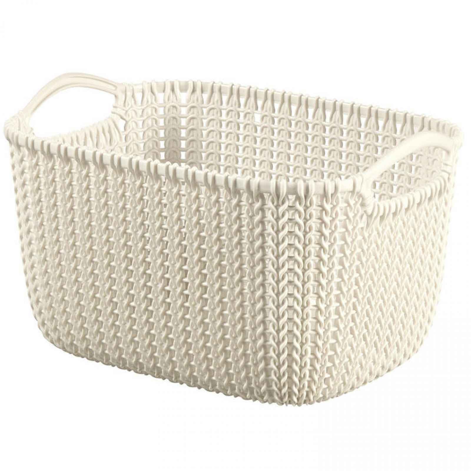 CURVER 226391 Košík KNIT 8L - krémový (03674-X64)